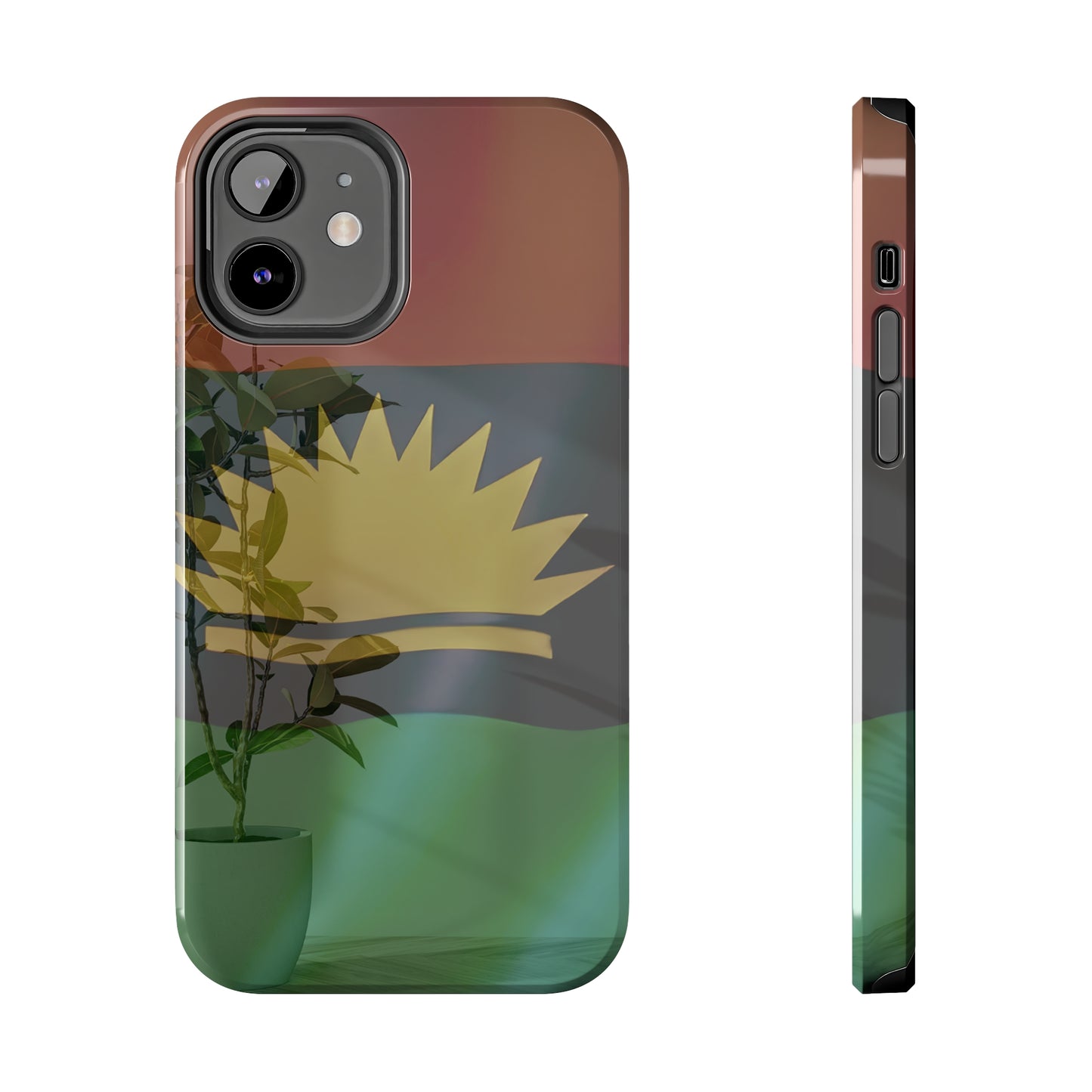 United States of Biafra Flag Plant Vase - Tough iPhone Cases (iPhone 7, 8, X, 11, 12, 13, 14, 15)