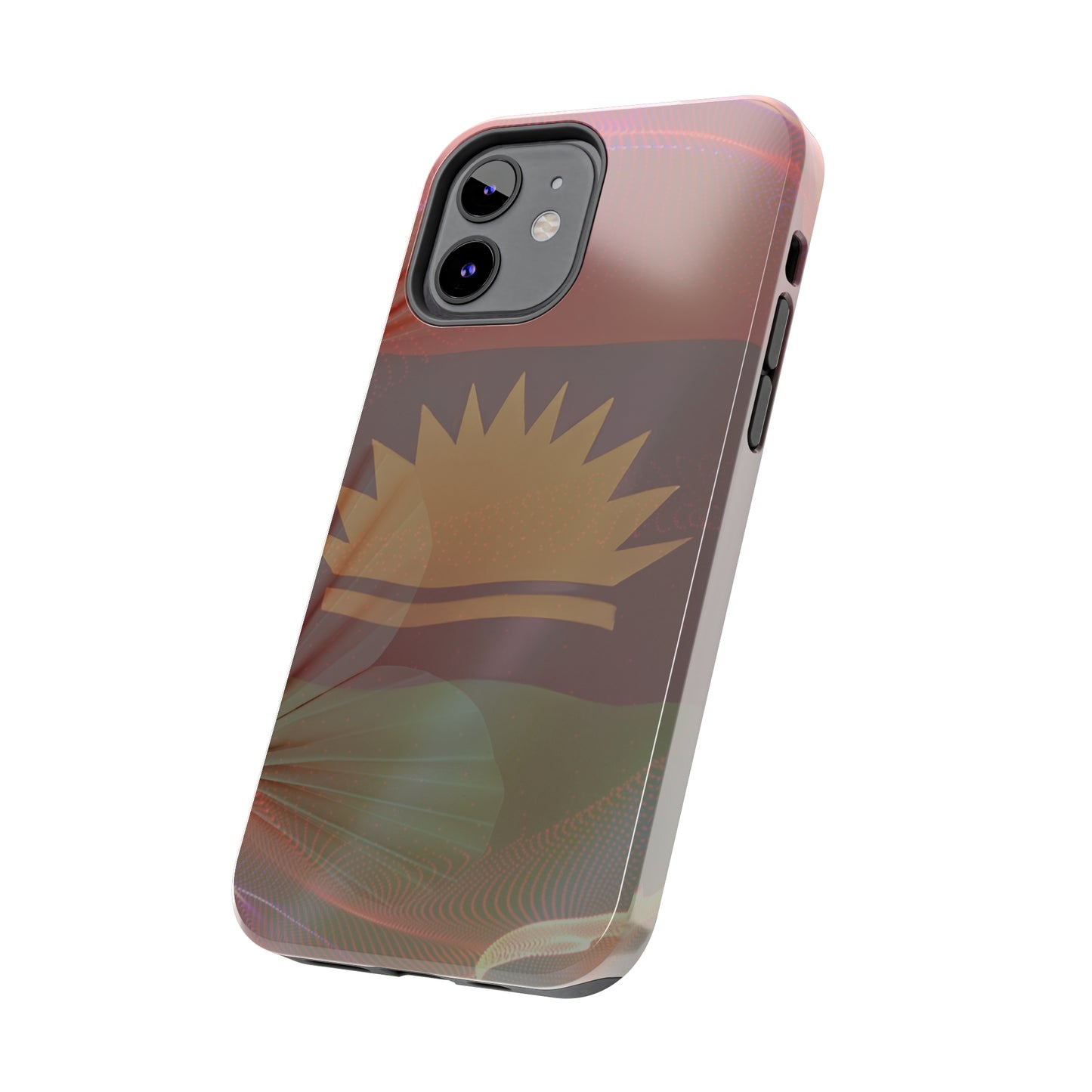 United States of Biafra Flag Flower Blend 2 - Tough iPhone Cases (iPhone 7, 8, X, 11, 12, 13, 14, 15)