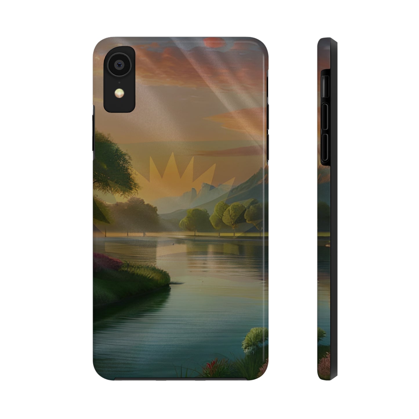 Neighborhood Pond, United States of Biafra - Tough iPhone Cases (iPhone 7, 8, X, 11, 12, 13, 14, 15)