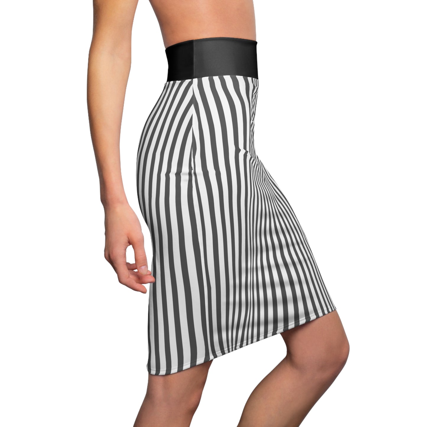 Straight Line Pattern Women's Pencil Skirt (USA)