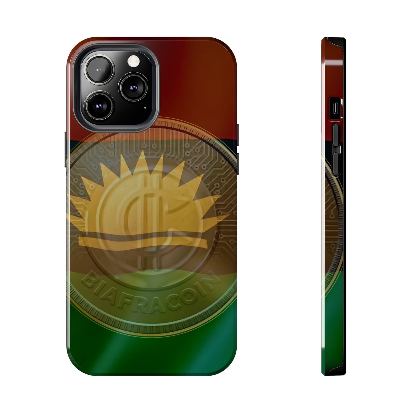 Biafra Coin - Tough iPhone Cases (iPhone 7, 8, X, 11, 12, 13, 14, 15)