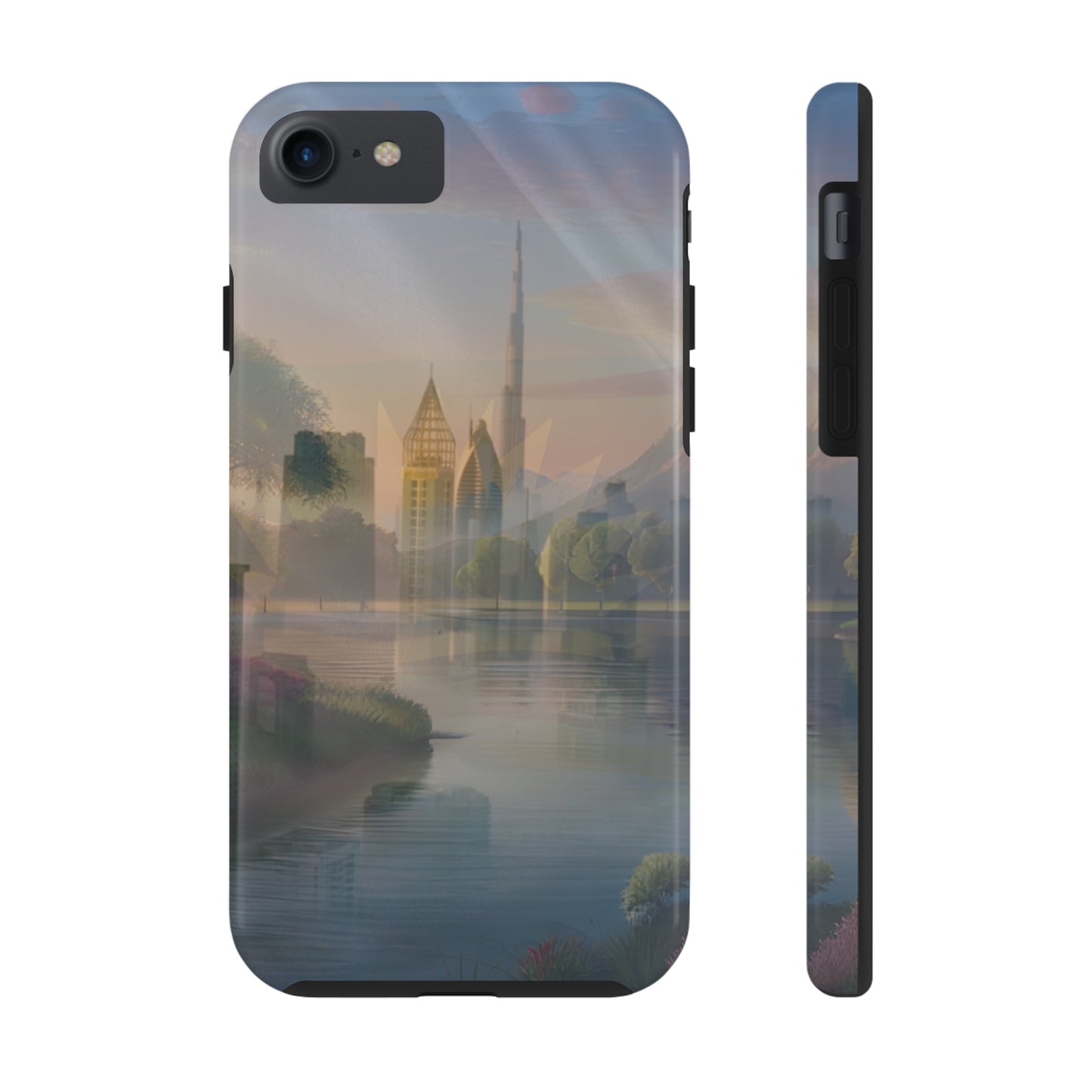 City Neighborhood Pond United States of Biafra - Tough iPhone Cases (iPhone 7, 8, X, 11, 12, 13, 14, 15)