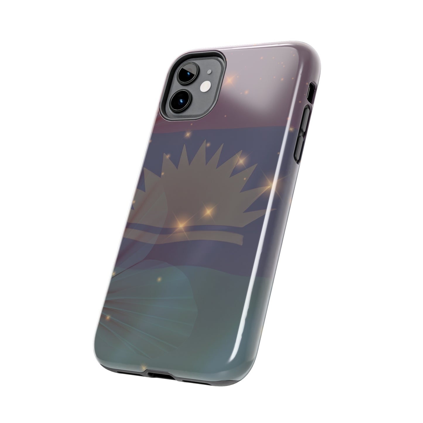 United States of Biafra Flag Flower Blend 4 - Tough iPhone Cases (iPhone 7, 8, X, 11, 12, 13, 14, 15)