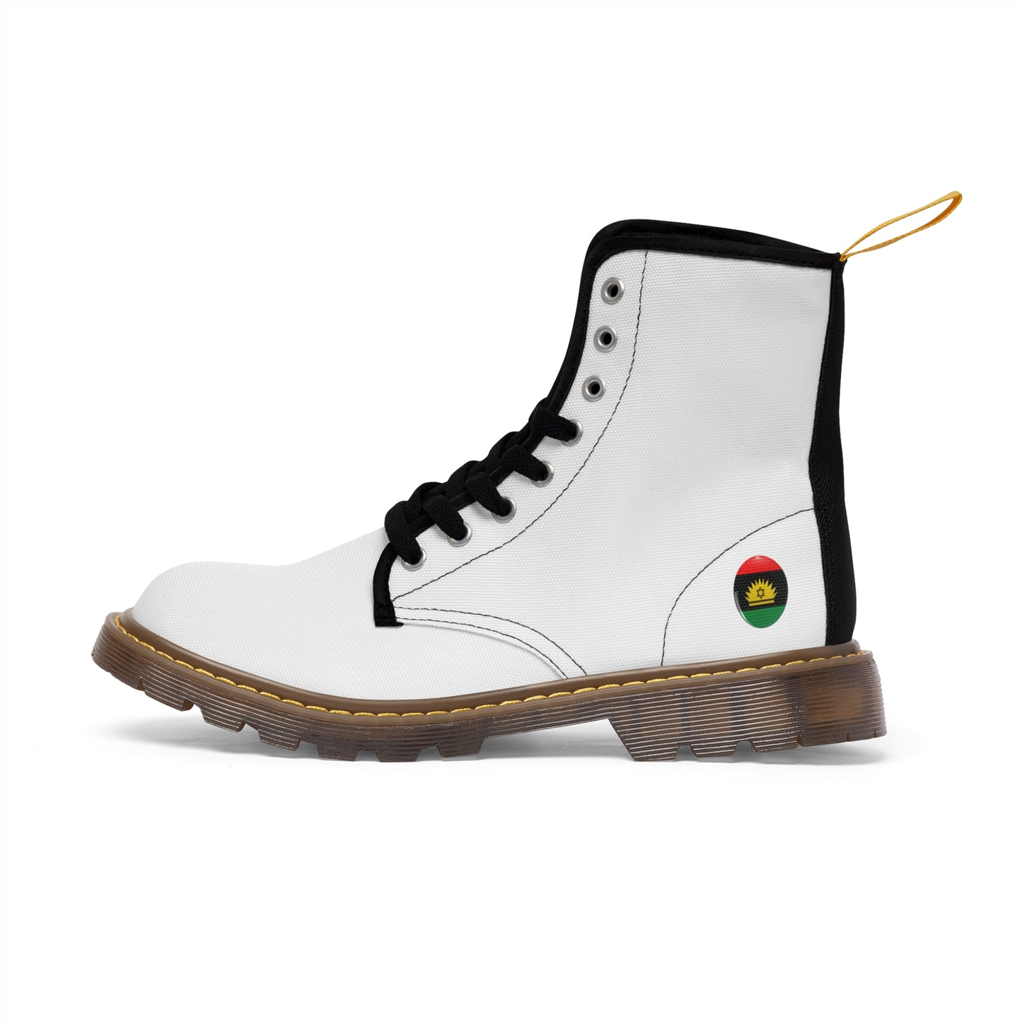 White Men's Canvas Boots