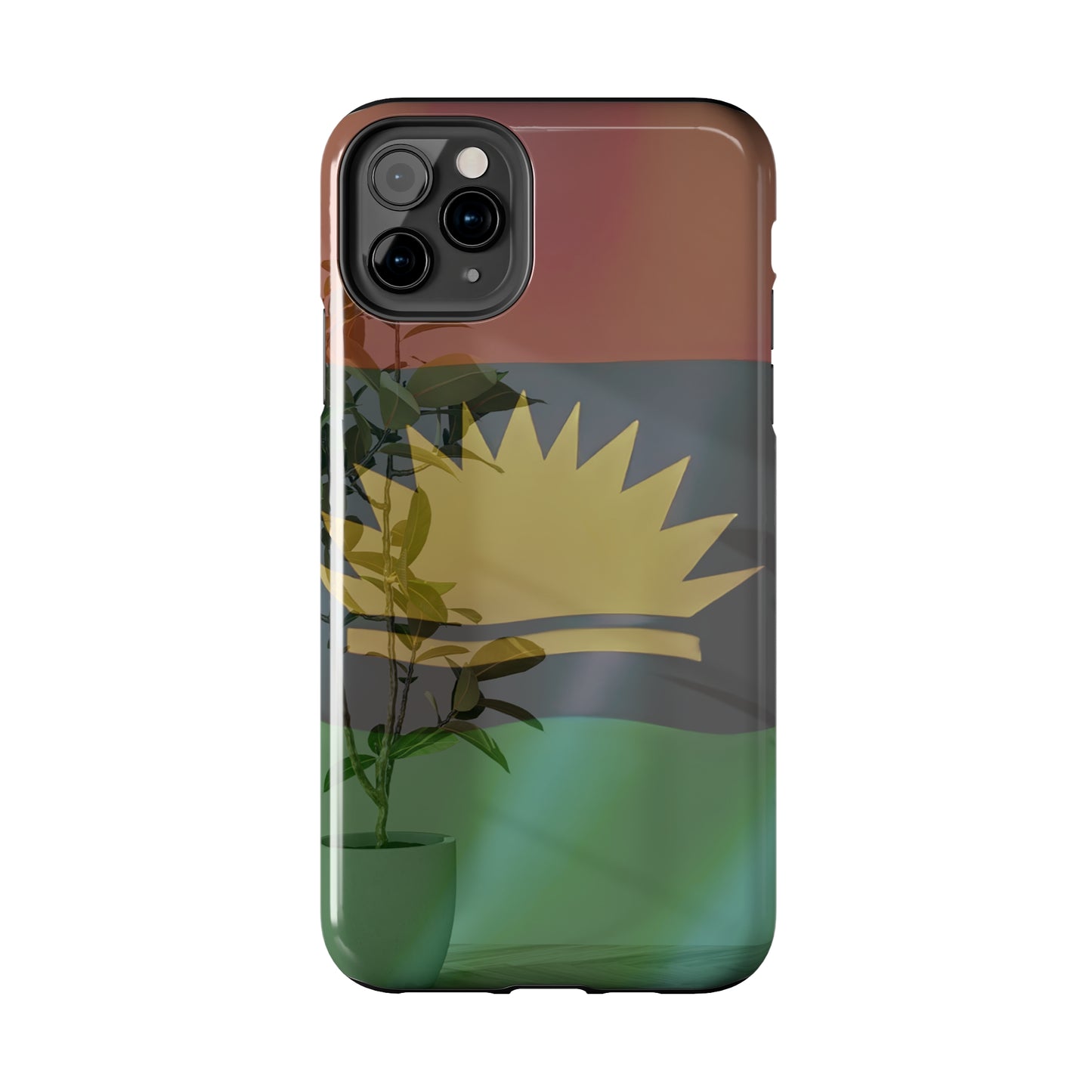 United States of Biafra Flag Plant Vase - Tough iPhone Cases (iPhone 7, 8, X, 11, 12, 13, 14, 15)