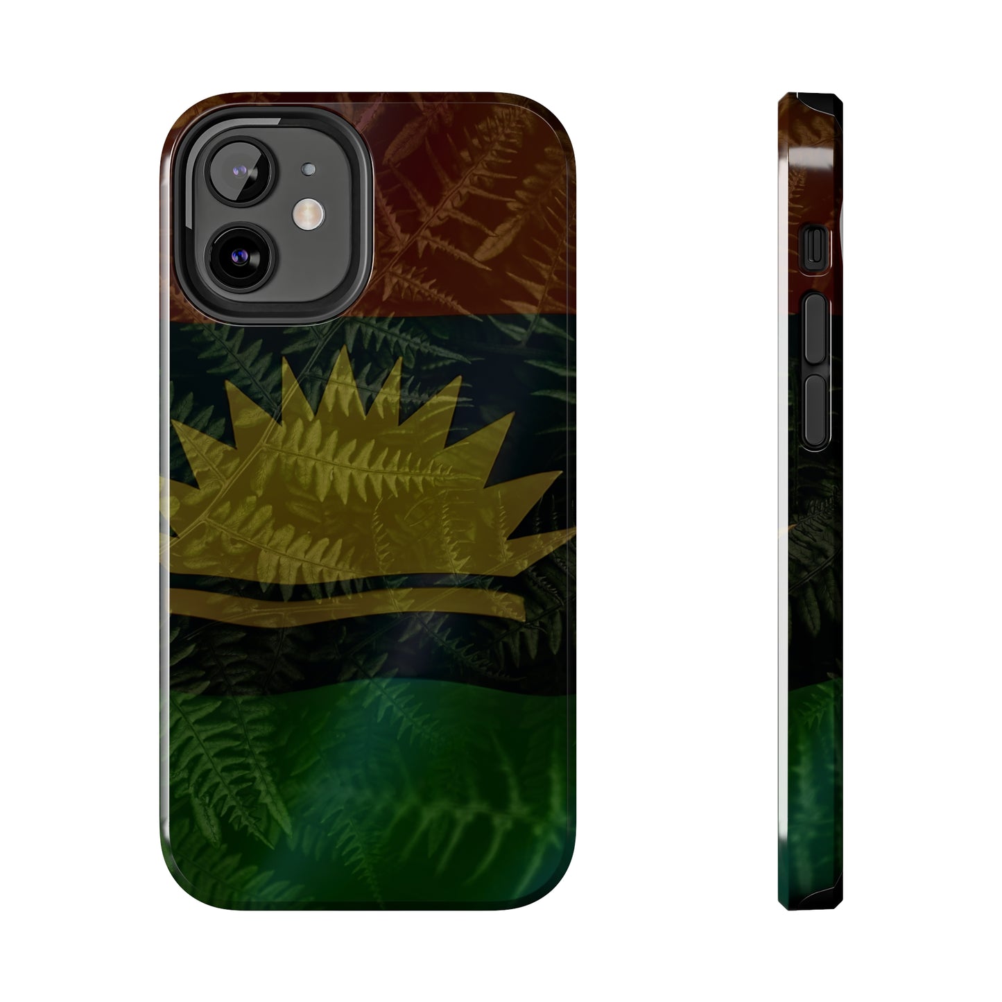 United States of Biafra Flag Plant Leaves - Tough iPhone Cases (iPhone 7, 8, X, 11, 12, 13, 14, 15)