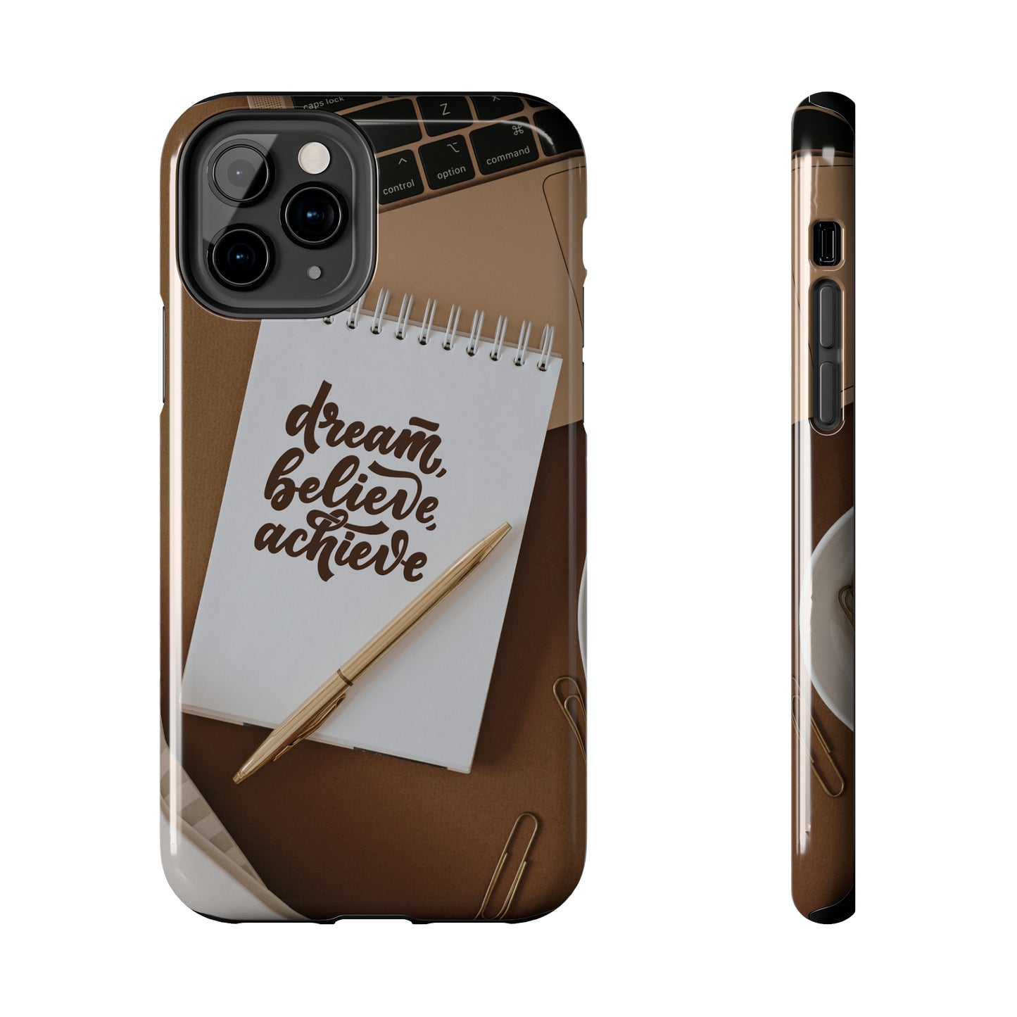 Dream Believe Achieve - Tough iPhone Cases (iPhone 7, 8, X, 11, 12, 13, 14, 15)