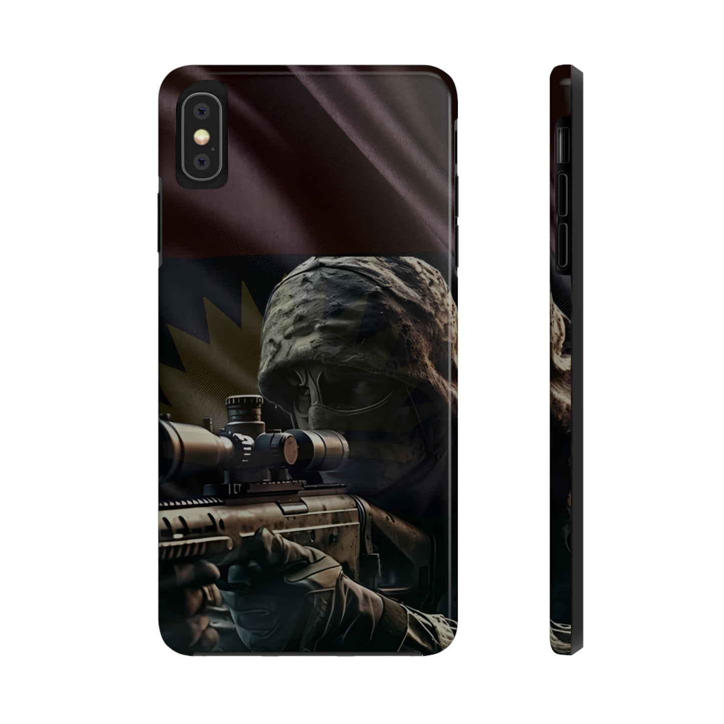 Biafra Soldier IV - Tough iPhone Cases (iPhone 7, 8, X, 11, 12, 13, 14, 15)