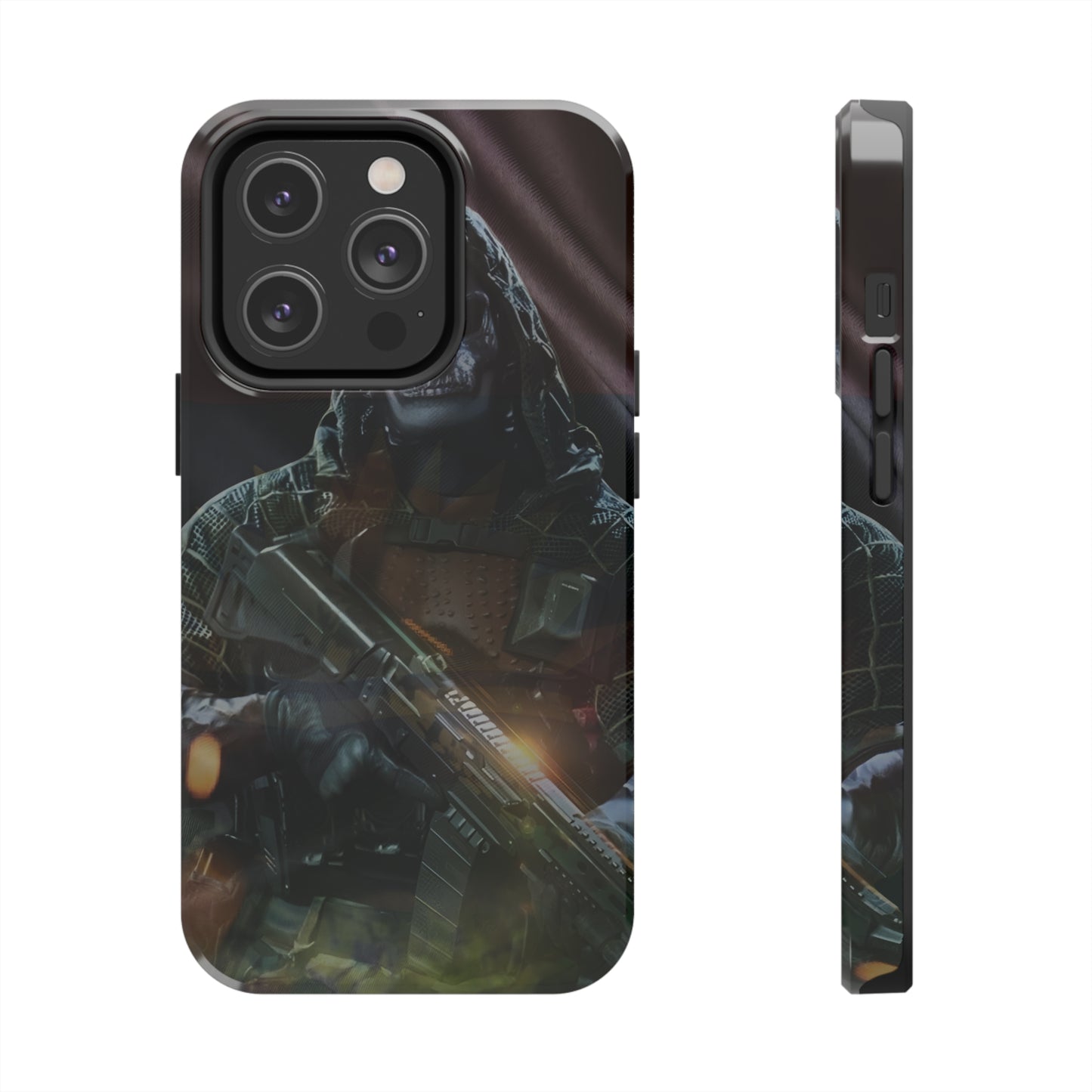 Biafra Soldier - Tough iPhone Cases (iPhone 7, 8, X, 11, 12, 13, 14, 15)
