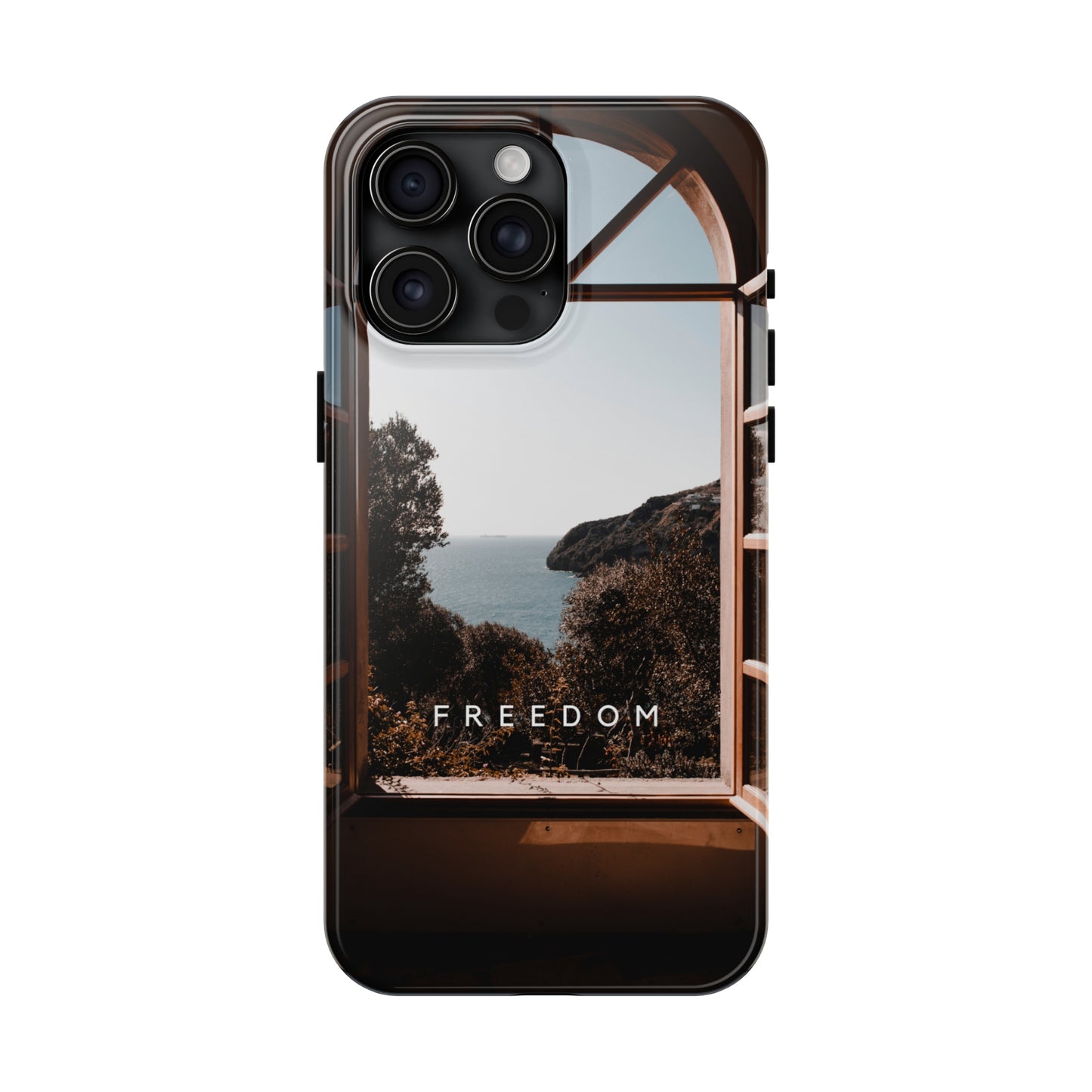 Freedom Awaits - Tough iPhone Cases (iPhone 7, 8, X, 11, 12, 13, 14, 15)
