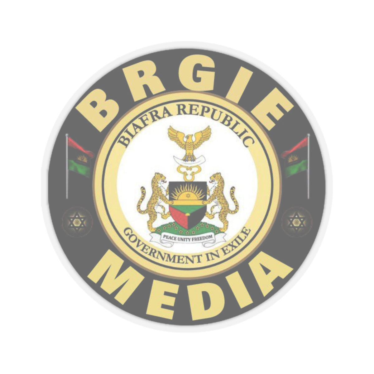 BRGIE Media Kiss-Cut Stickers