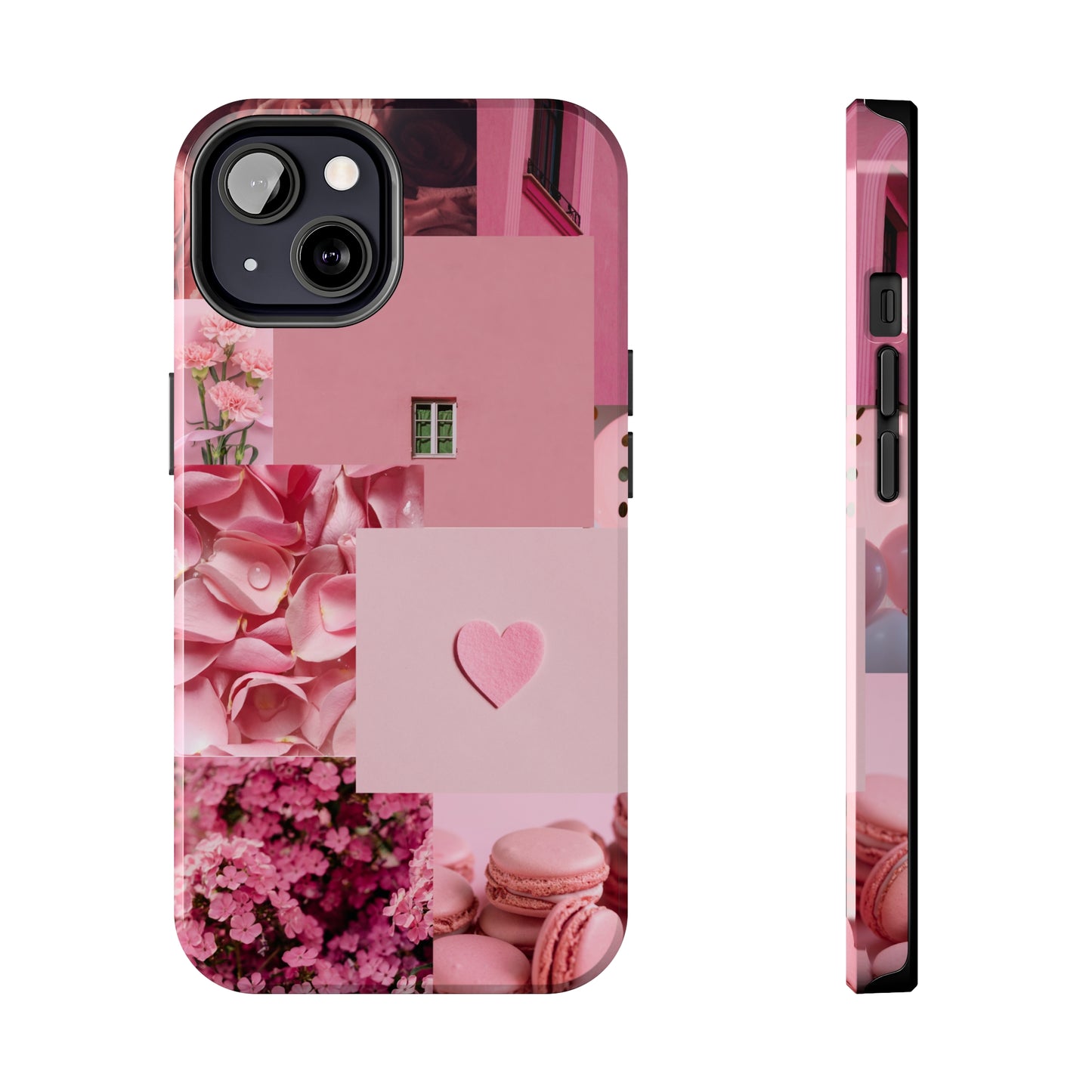Pink Flowers - Tough iPhone Cases (iPhone 7, 8, X, 11, 12, 13, 14, 15)