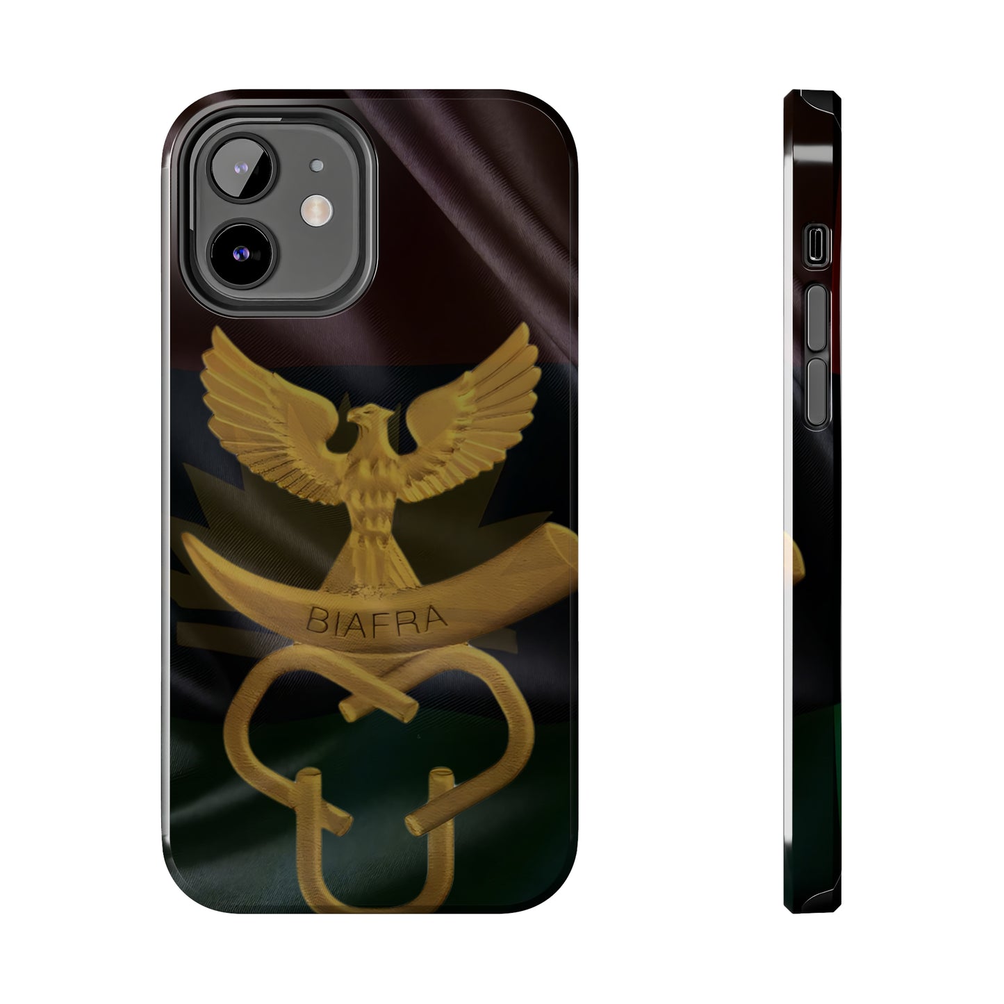 Biafra Liberation Army Logo Gold - Tough iPhone Cases (iPhone 7, 8, X, 11, 12, 13, 14, 15)