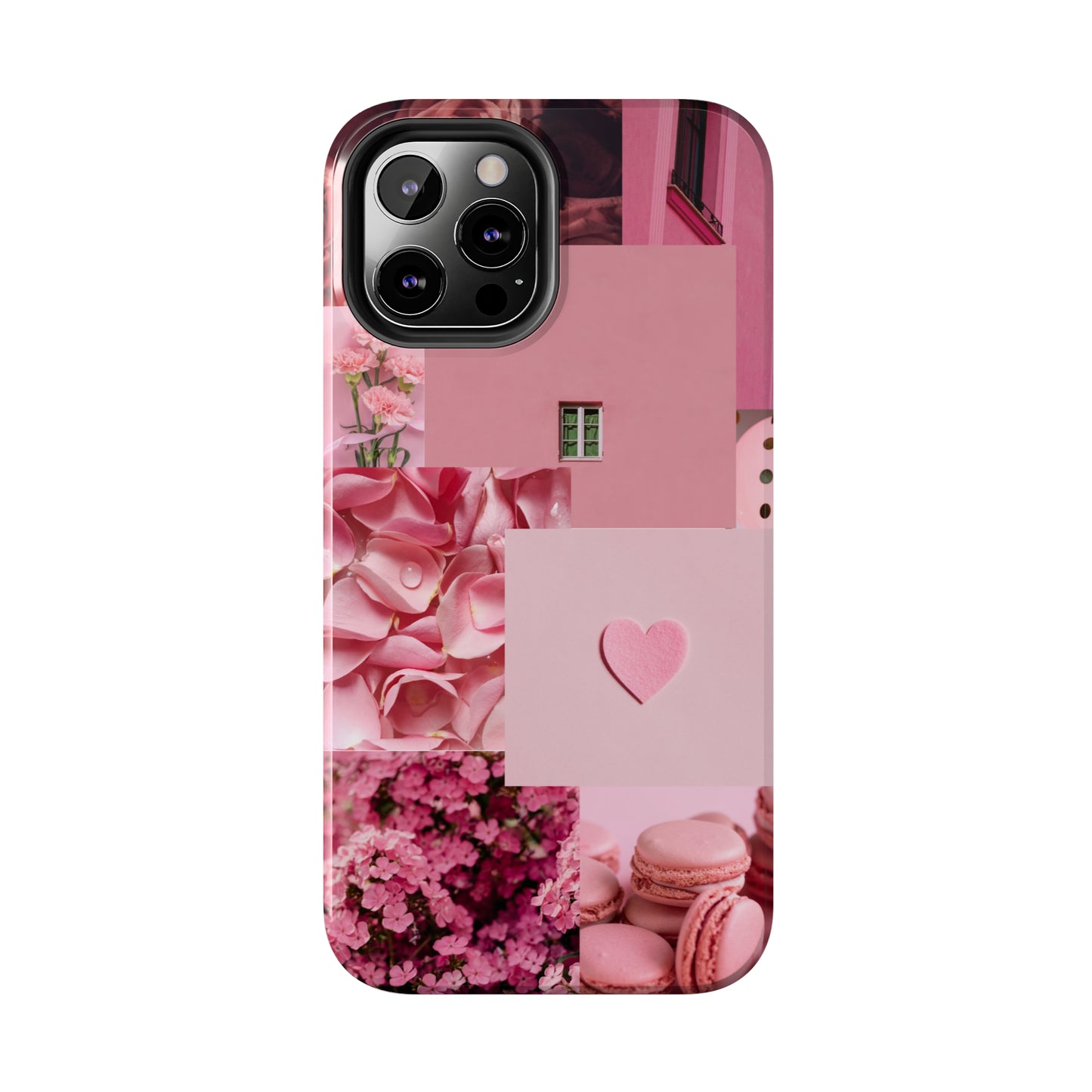 Pink Flowers - Tough iPhone Cases (iPhone 7, 8, X, 11, 12, 13, 14, 15)