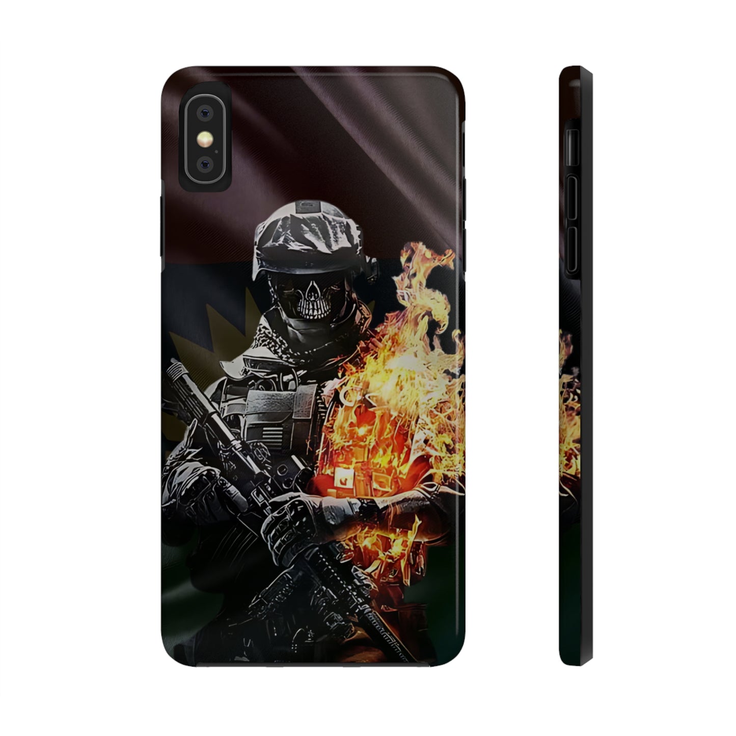 Biafra Soldier VIII - Tough iPhone Cases (iPhone 7, 8, X, 11, 12, 13, 14, 15)