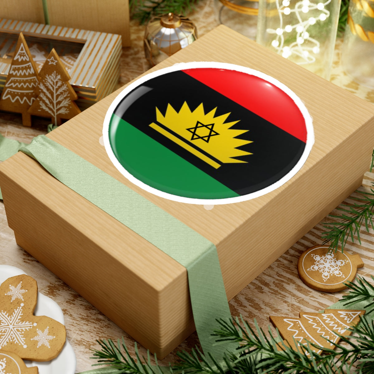 Biafra Kiss-Cut Stickers