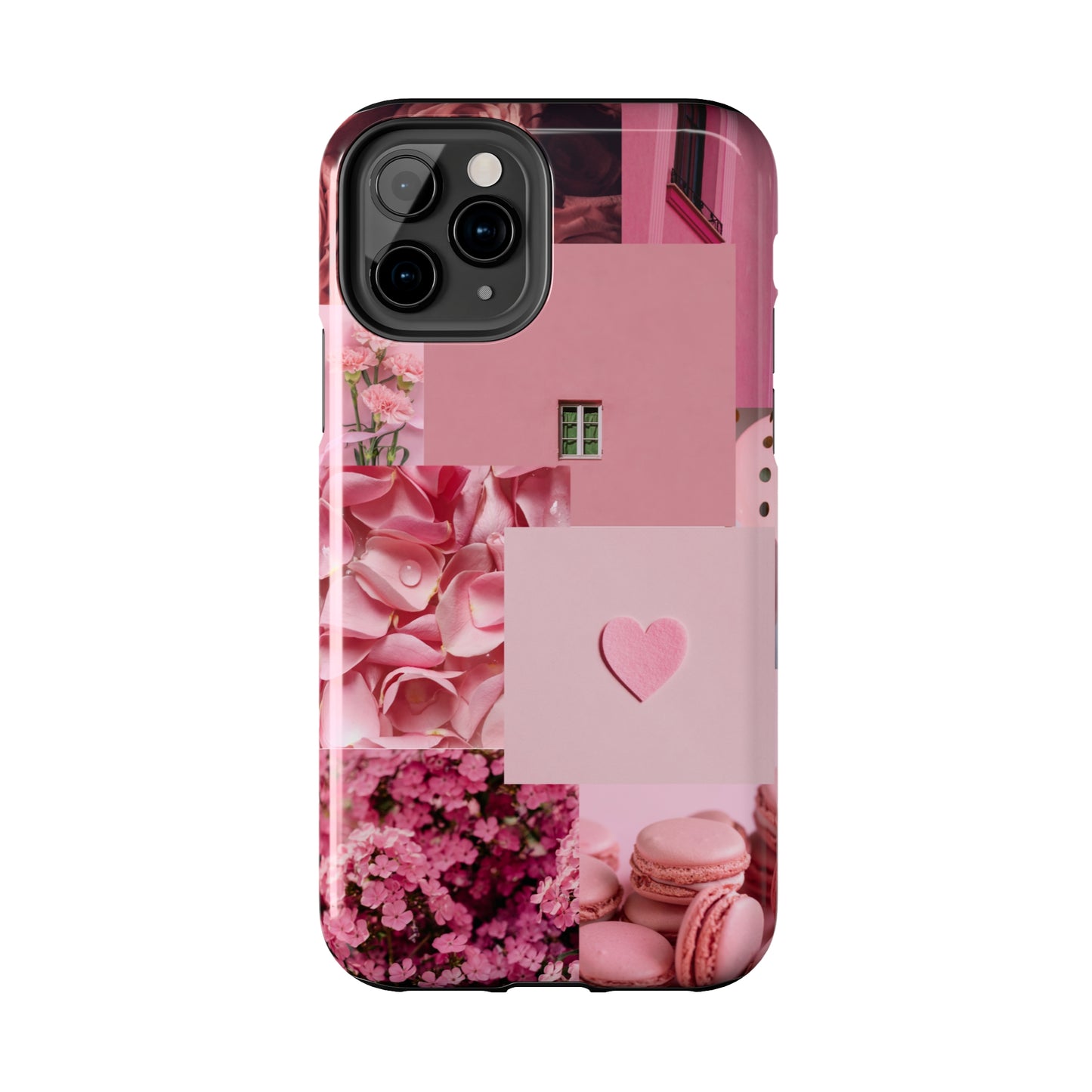 Pink Flowers - Tough iPhone Cases (iPhone 7, 8, X, 11, 12, 13, 14, 15)