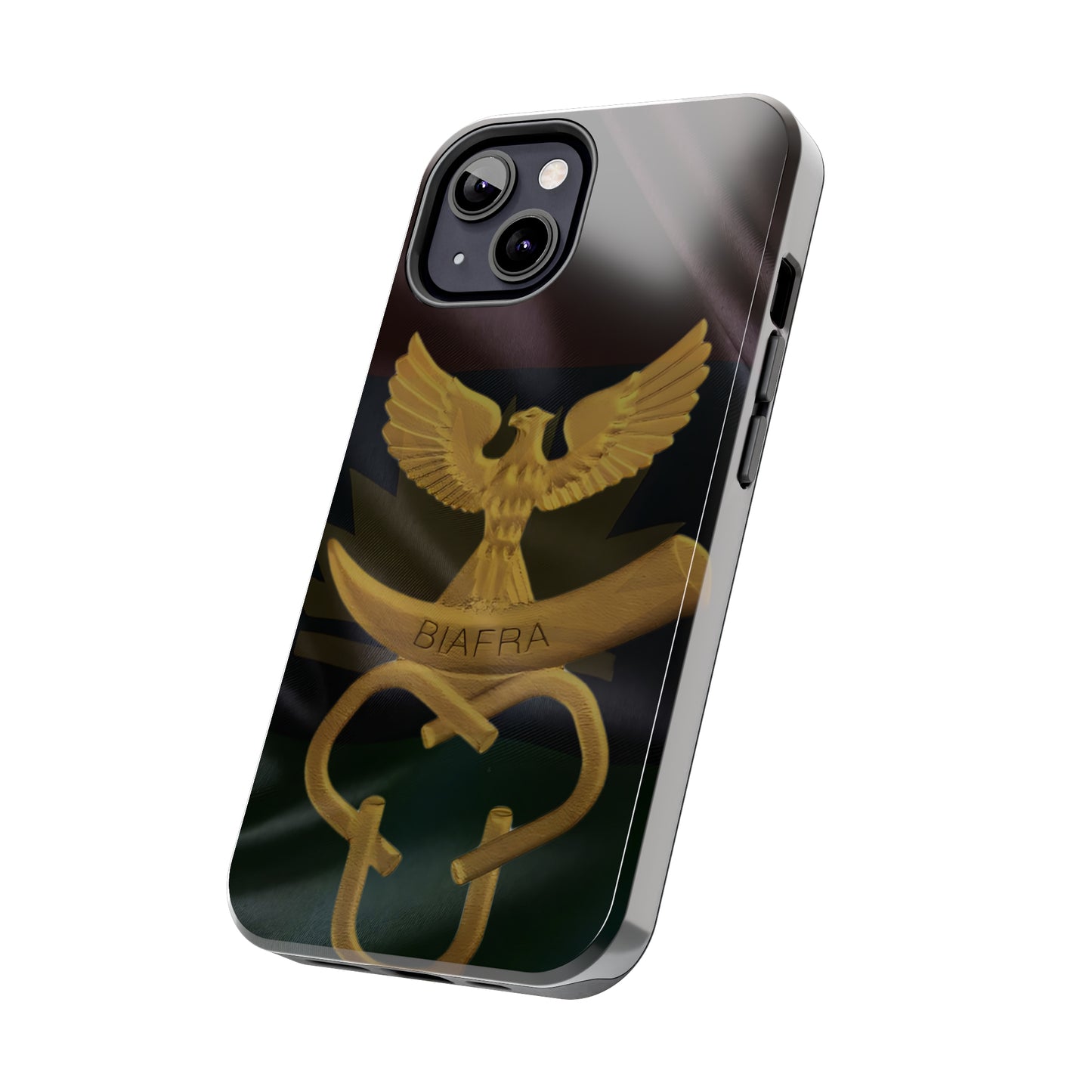 Biafra Liberation Army Logo Gold - Tough iPhone Cases (iPhone 7, 8, X, 11, 12, 13, 14, 15)
