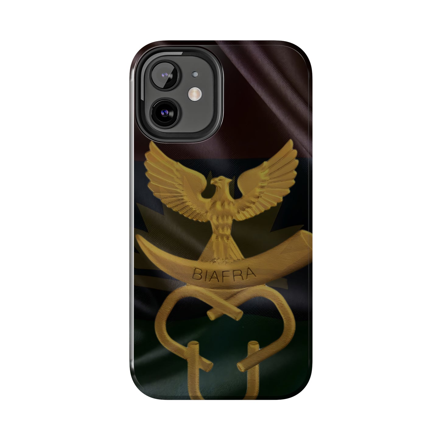 Biafra Liberation Army Logo Gold - Tough iPhone Cases (iPhone 7, 8, X, 11, 12, 13, 14, 15)