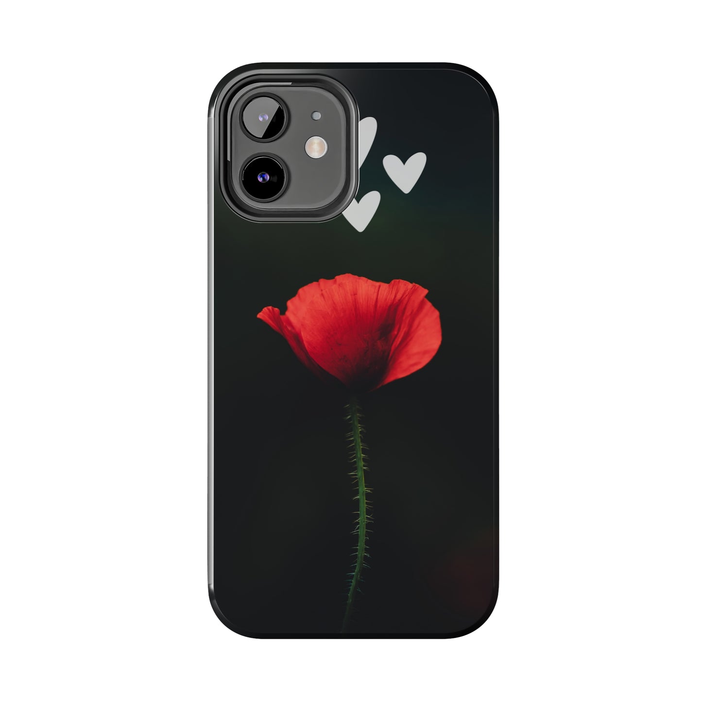 Red Rose - Tough iPhone Cases (iPhone 7, 8, X, 11, 12, 13, 14, 15)