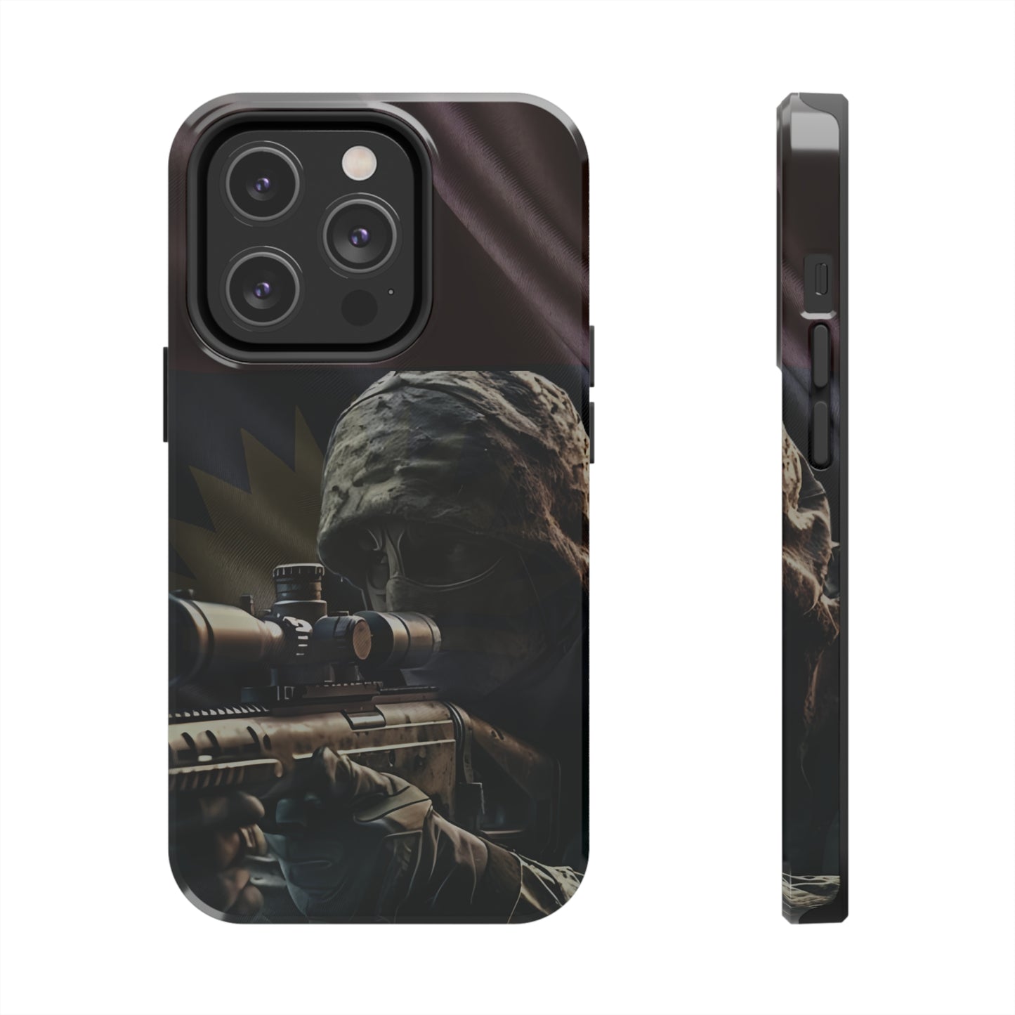 Biafra Soldier IV - Tough iPhone Cases (iPhone 7, 8, X, 11, 12, 13, 14, 15)