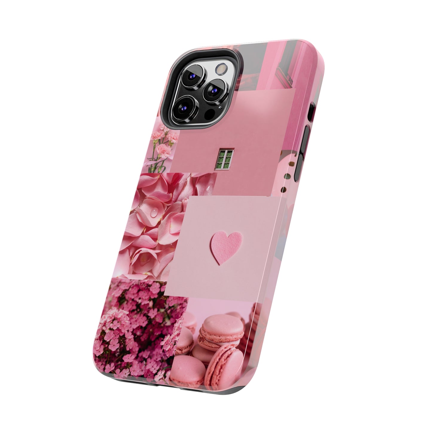Pink Flowers - Tough iPhone Cases (iPhone 7, 8, X, 11, 12, 13, 14, 15)