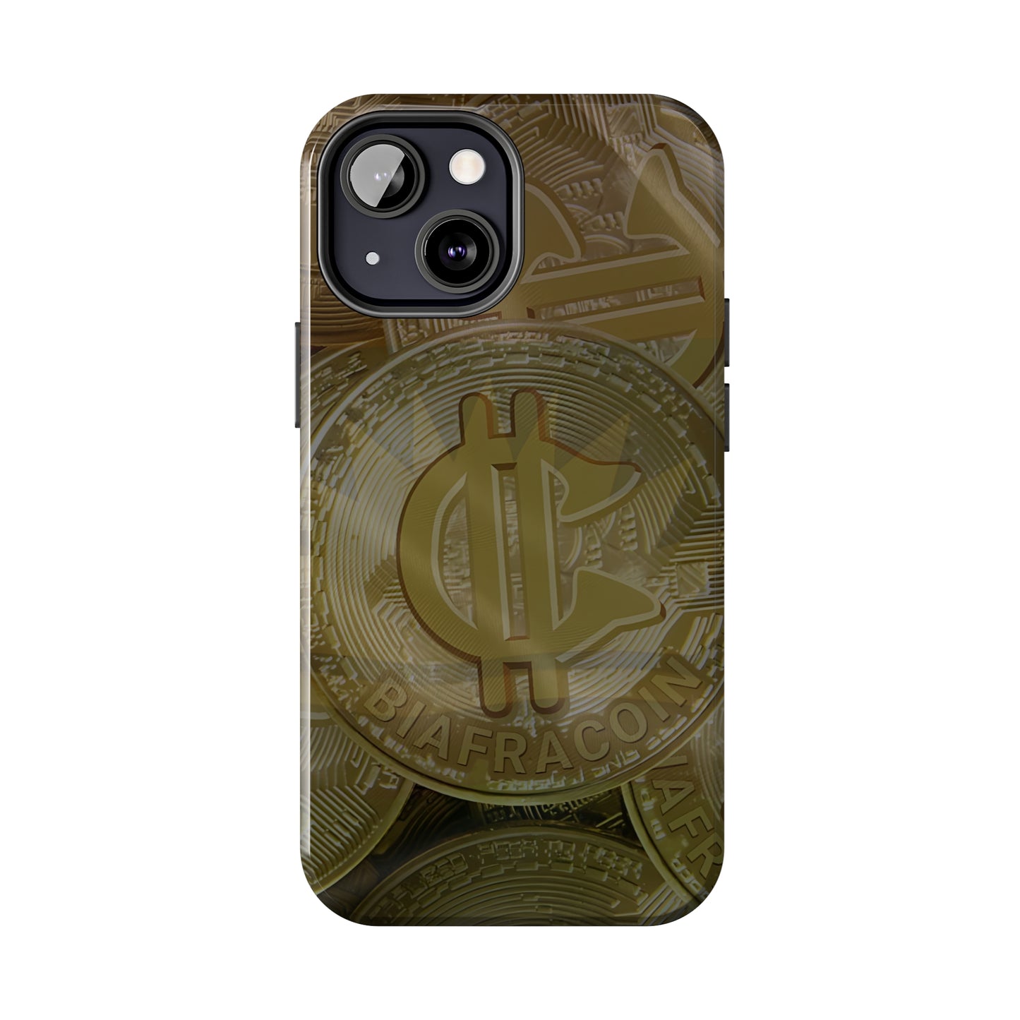 BiafraCoin Ejemma - Tough iPhone Cases (iPhone 7, 8, X, 11, 12, 13, 14, 15)