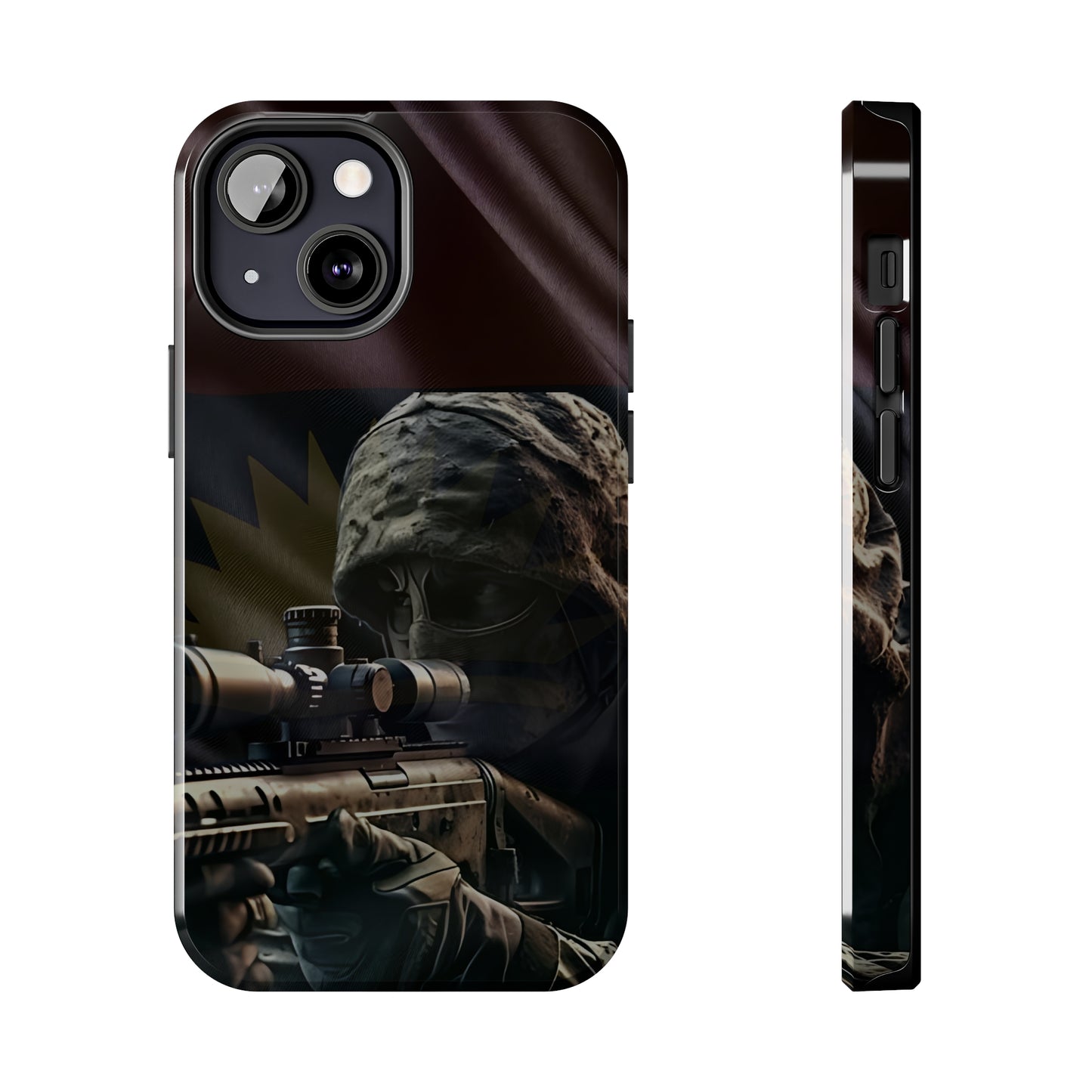 Biafra Soldier IV - Tough iPhone Cases (iPhone 7, 8, X, 11, 12, 13, 14, 15)