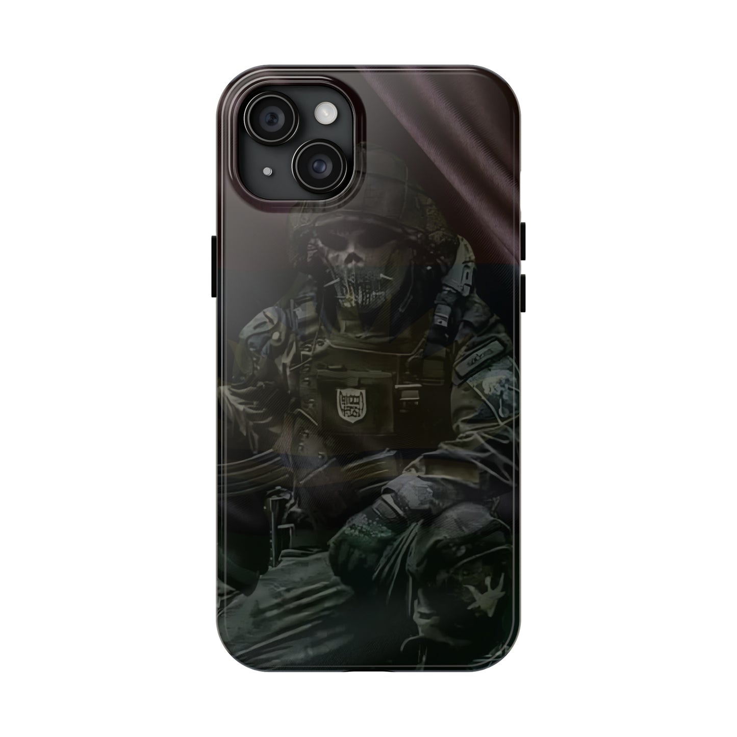 Biafra Soldier II - Tough iPhone Cases (iPhone 7, 8, X, 11, 12, 13, 14, 15)