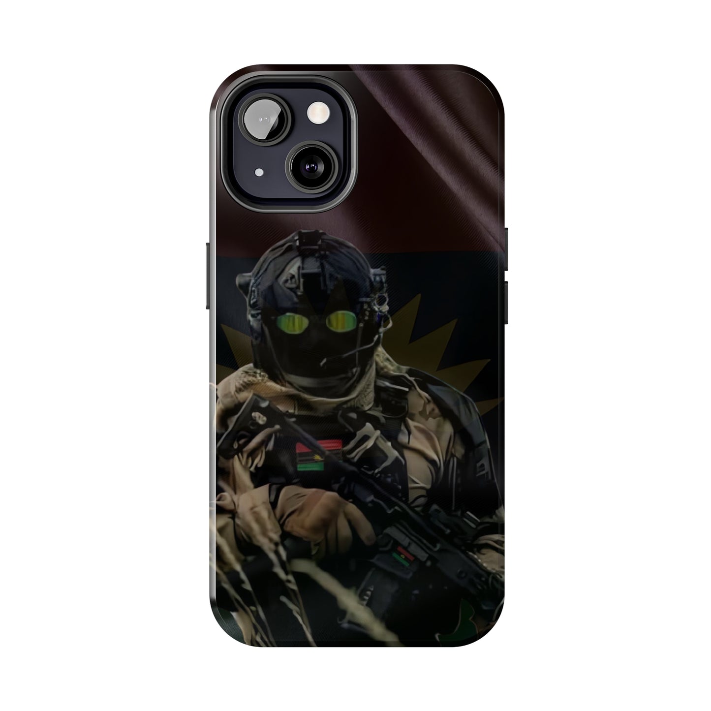 Biafra Soldier III - Tough iPhone Cases (iPhone 7, 8, X, 11, 12, 13, 14, 15)