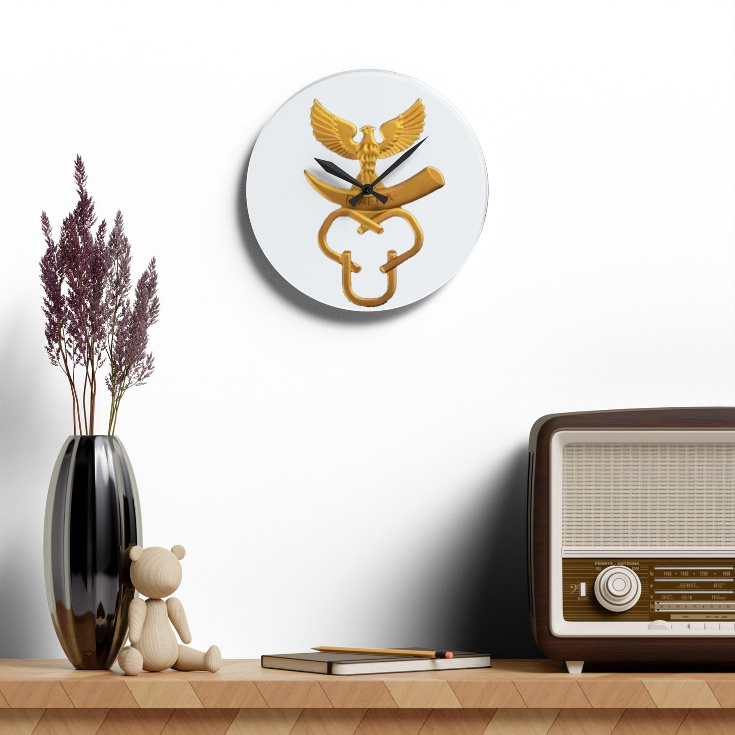 Biafra Liberation Army Acrylic Wall Clock