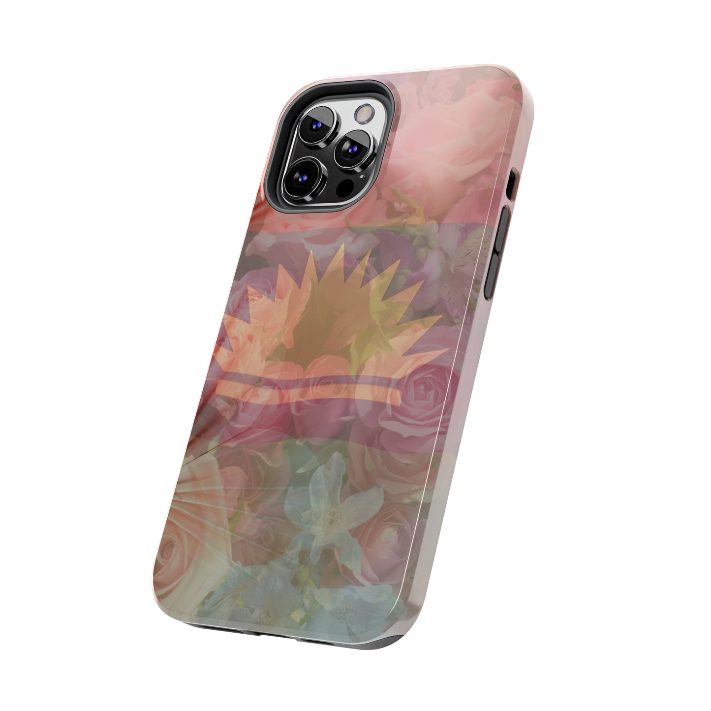 United States of Biafra Flag Flower Blend 3 - Tough iPhone Cases (iPhone 7, 8, X, 11, 12, 13, 14, 15)