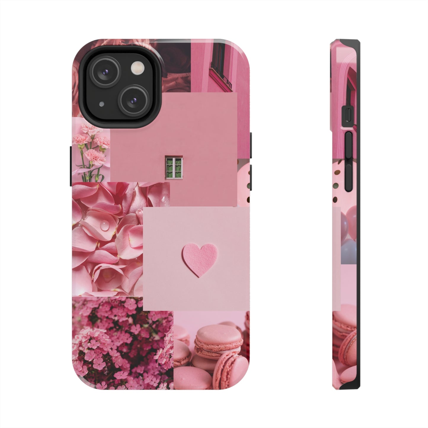 Pink Flowers - Tough iPhone Cases (iPhone 7, 8, X, 11, 12, 13, 14, 15)