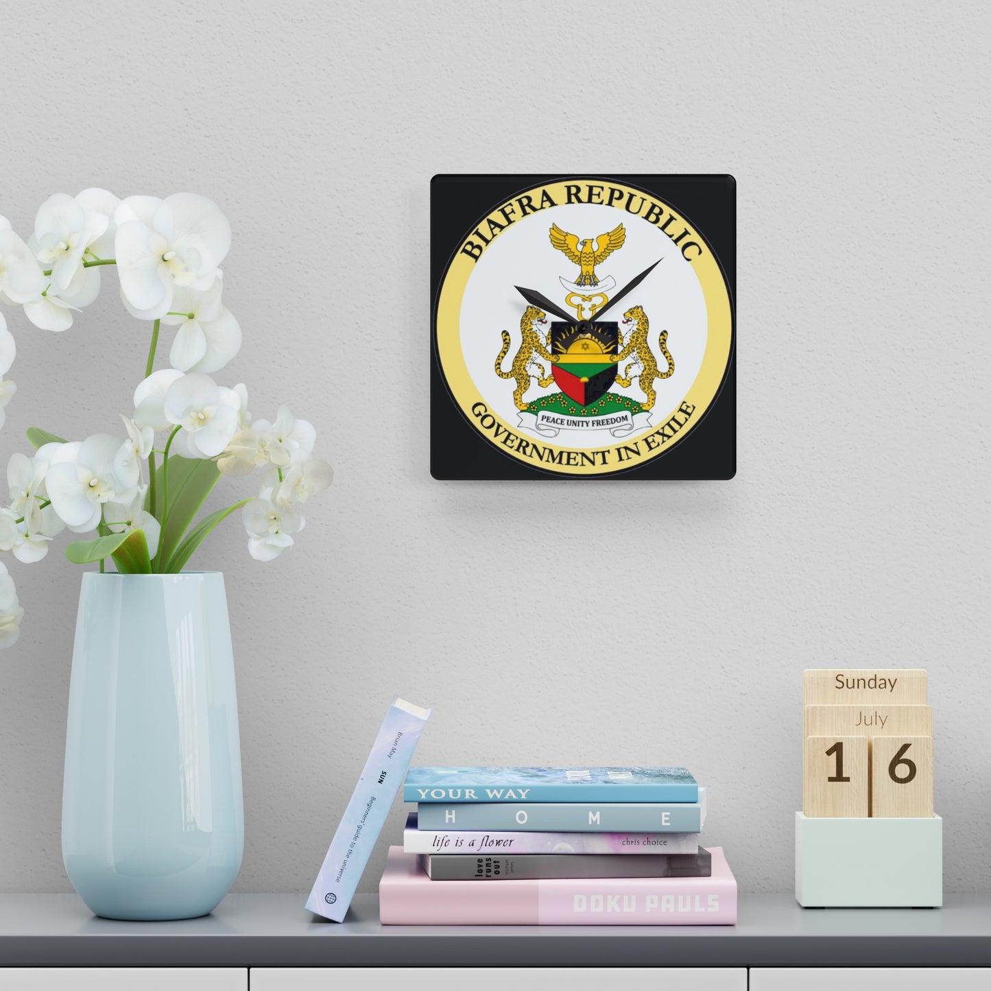 BRGIE Acrylic Wall Clock