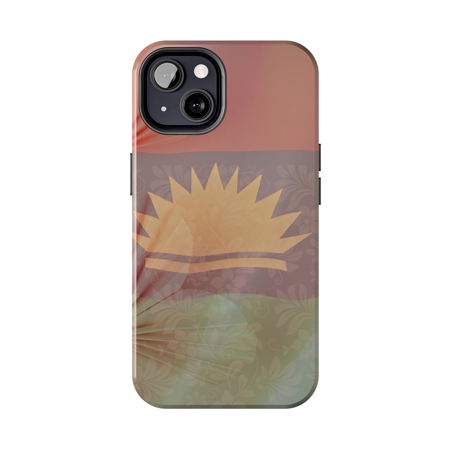 United States of Biafra Flag Flower Blend 5 - Tough iPhone Cases (iPhone 7, 8, X, 11, 12, 13, 14, 15)