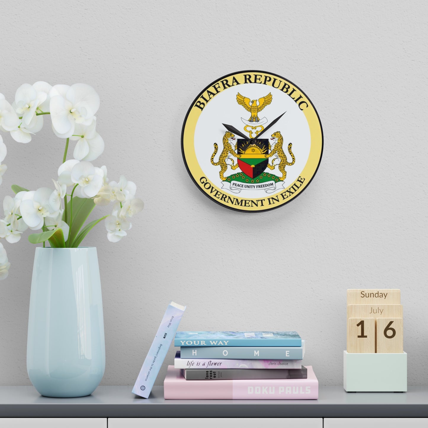 BRGIE Acrylic Wall Clock