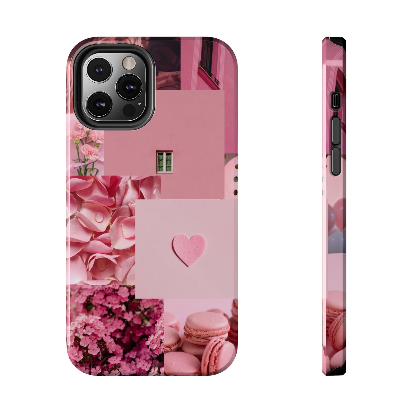 Pink Flowers - Tough iPhone Cases (iPhone 7, 8, X, 11, 12, 13, 14, 15)