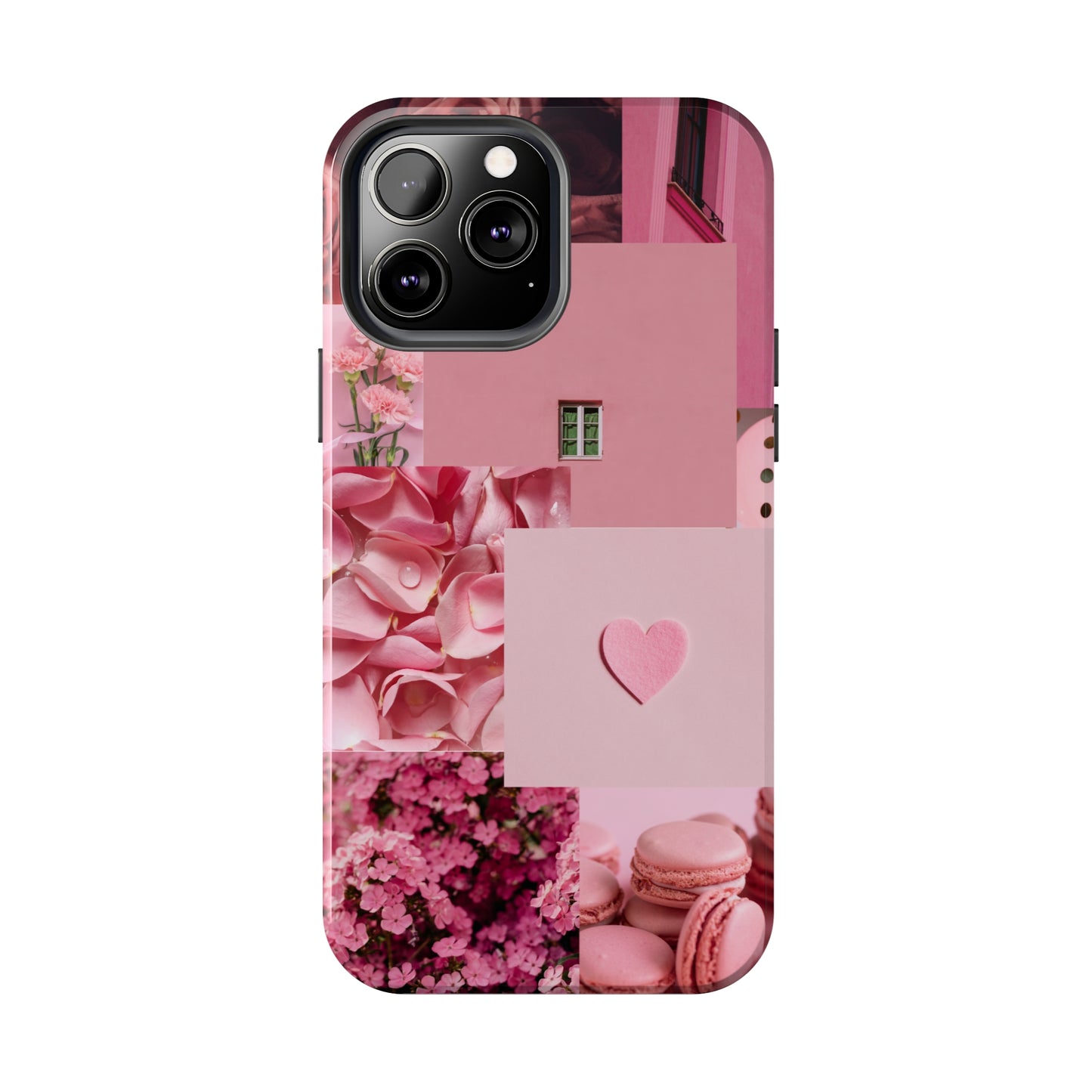 Pink Flowers - Tough iPhone Cases (iPhone 7, 8, X, 11, 12, 13, 14, 15)