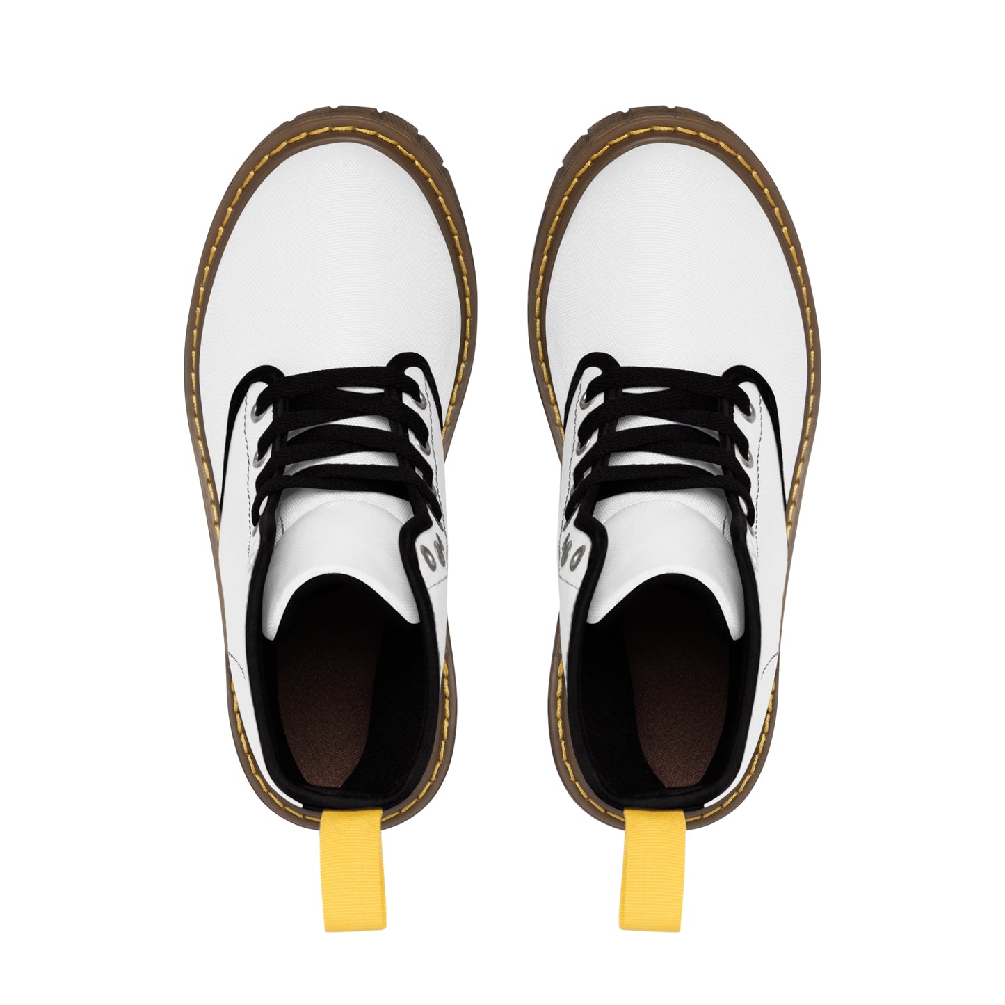 White Men's Canvas Boots
