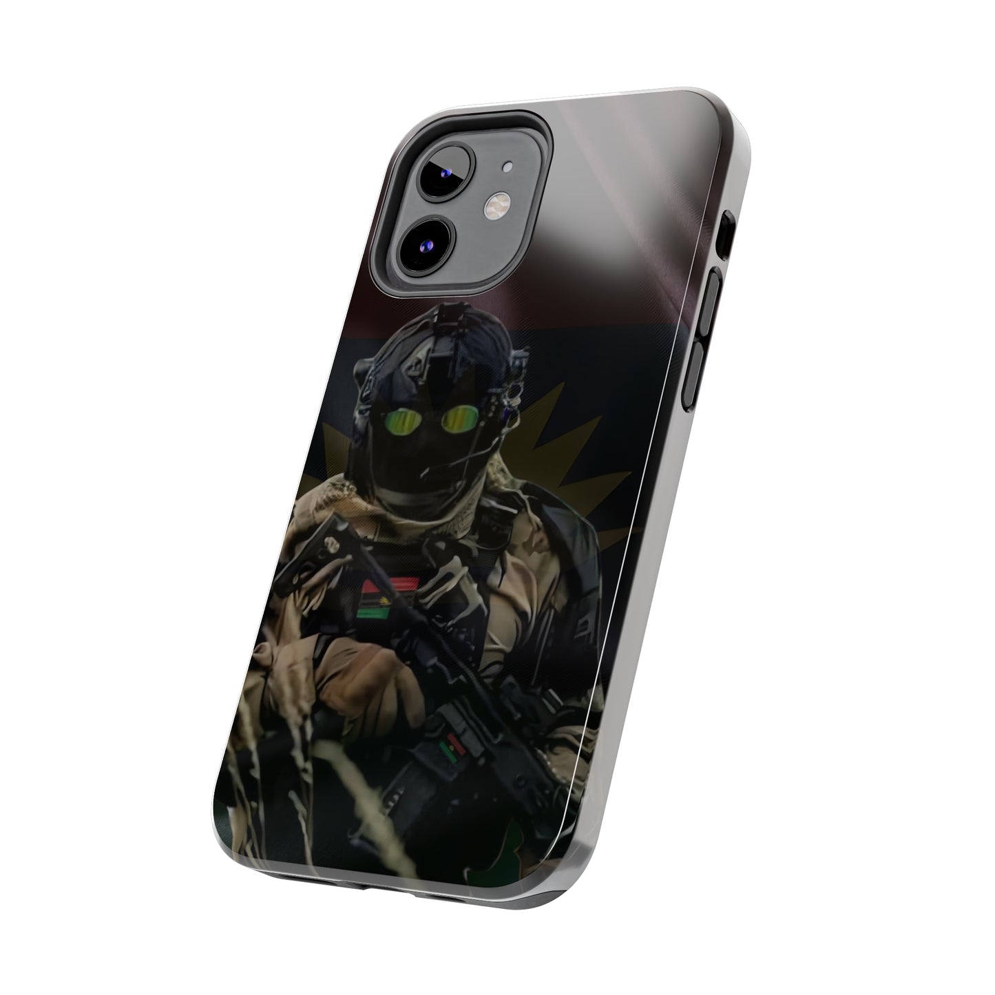 Biafra Soldier III - Tough iPhone Cases (iPhone 7, 8, X, 11, 12, 13, 14, 15)