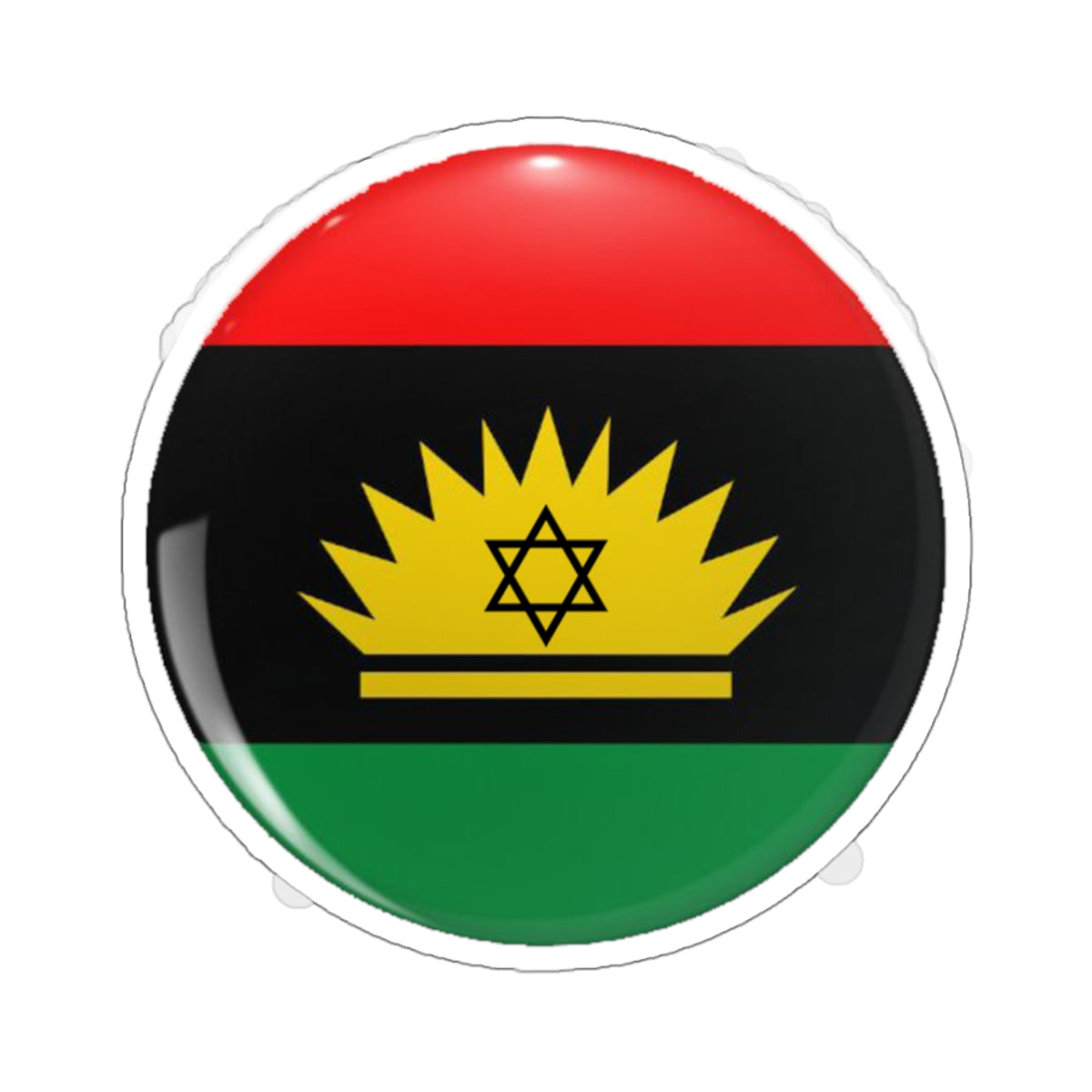 Biafra Kiss-Cut Stickers