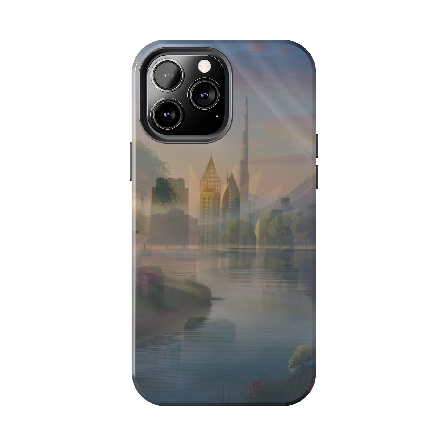 City Neighborhood Pond United States of Biafra - Tough iPhone Cases (iPhone 7, 8, X, 11, 12, 13, 14, 15)