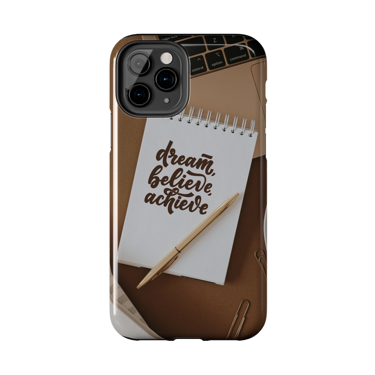Dream Believe Achieve - Tough iPhone Cases (iPhone 7, 8, X, 11, 12, 13, 14, 15)