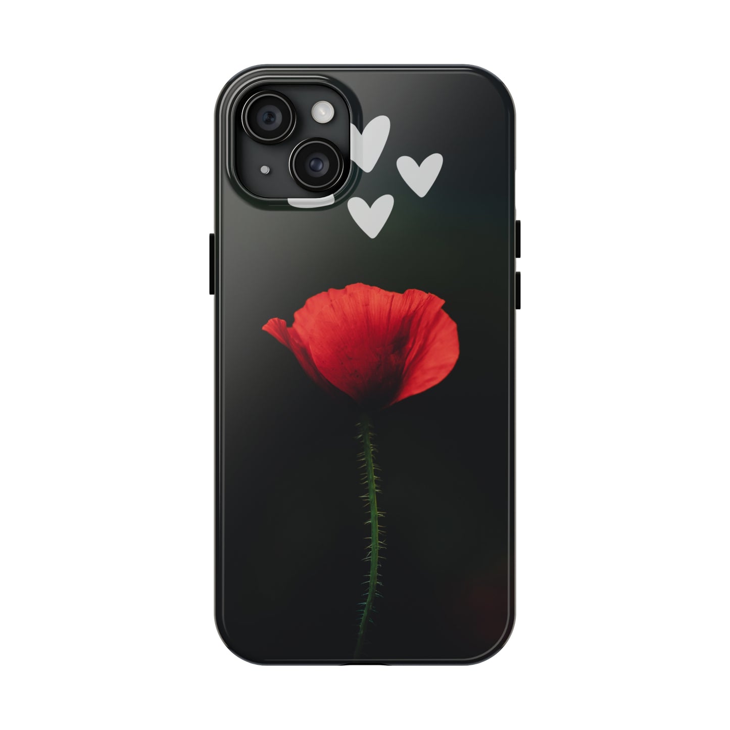 Red Rose - Tough iPhone Cases (iPhone 7, 8, X, 11, 12, 13, 14, 15)