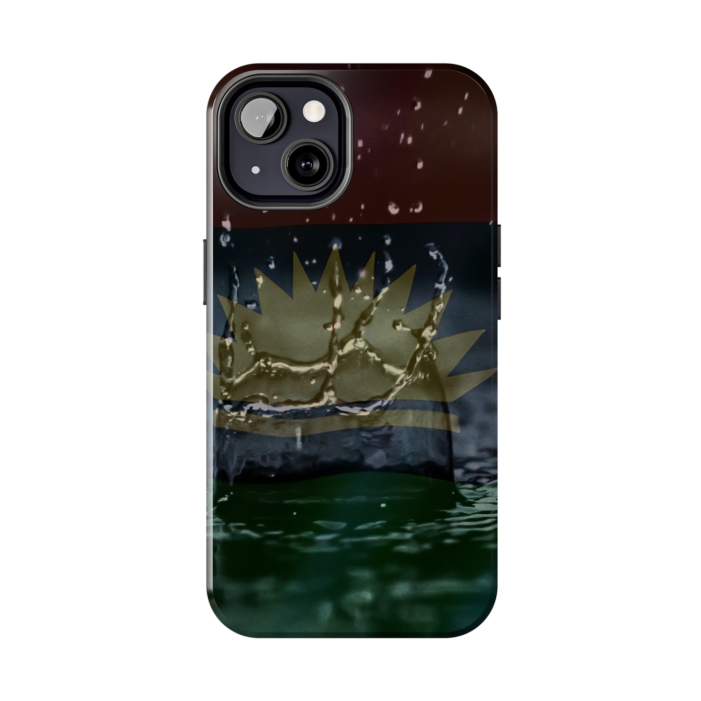 Rain Droplets, United States of Biafra - Tough iPhone Cases (iPhone 7, 8, X, 11, 12, 13, 14, 15)