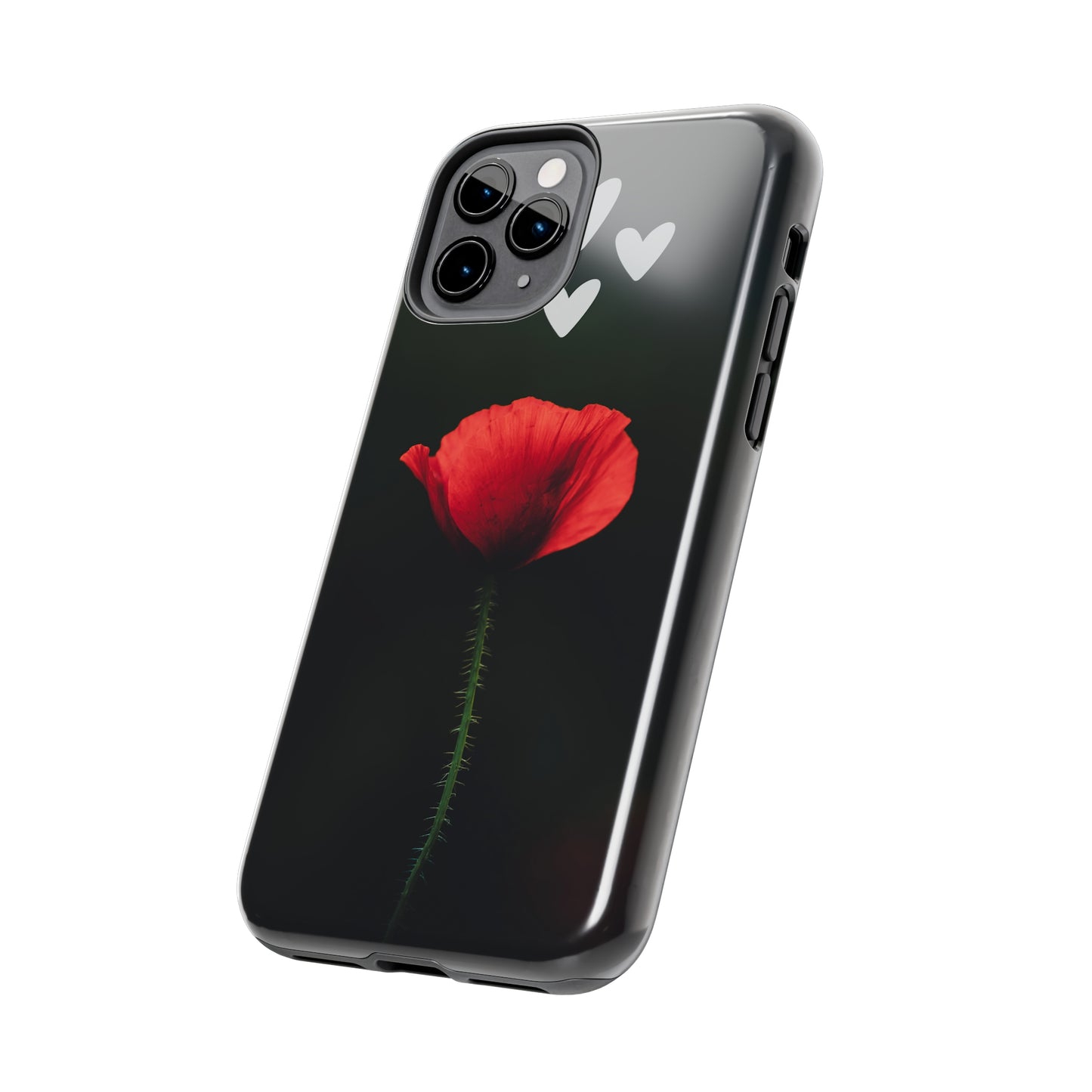 Red Rose - Tough iPhone Cases (iPhone 7, 8, X, 11, 12, 13, 14, 15)