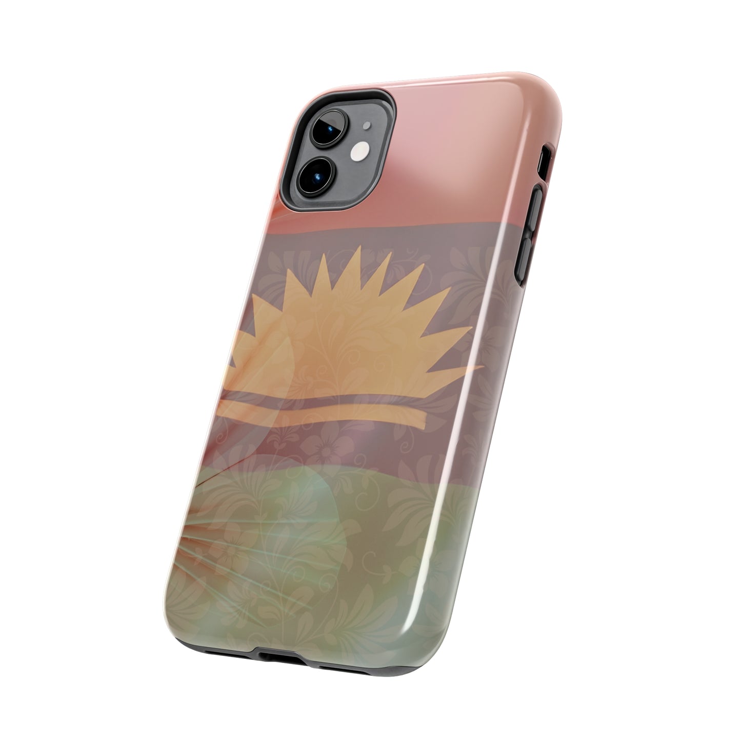 United States of Biafra Flag Flower Blend 5 - Tough iPhone Cases (iPhone 7, 8, X, 11, 12, 13, 14, 15)