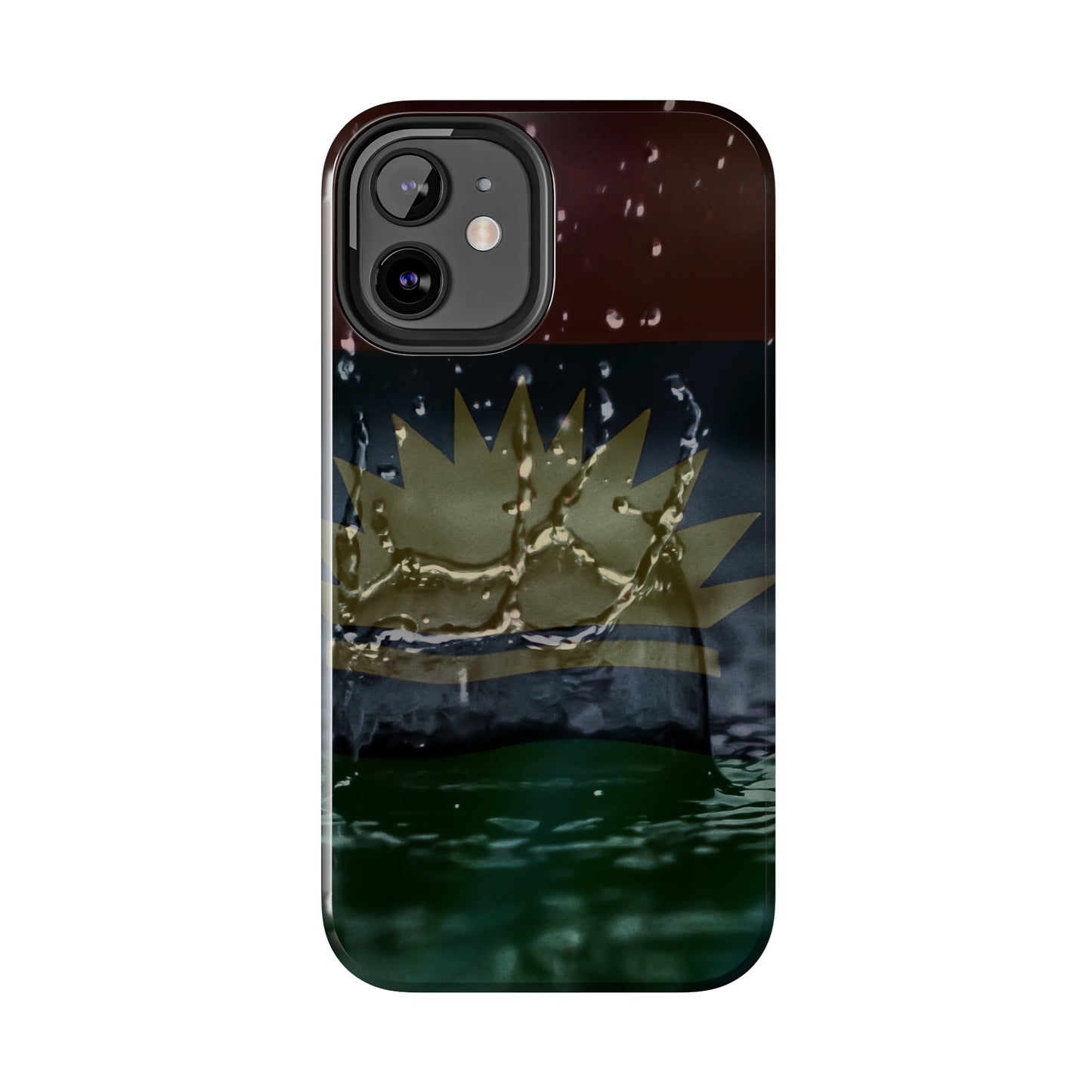 Rain Droplets, United States of Biafra - Tough iPhone Cases (iPhone 7, 8, X, 11, 12, 13, 14, 15)