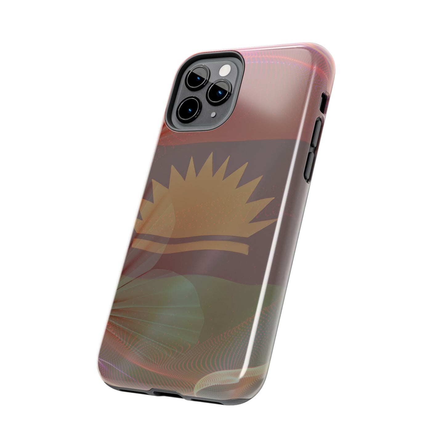 United States of Biafra Flag Flower Blend 2 - Tough iPhone Cases (iPhone 7, 8, X, 11, 12, 13, 14, 15)