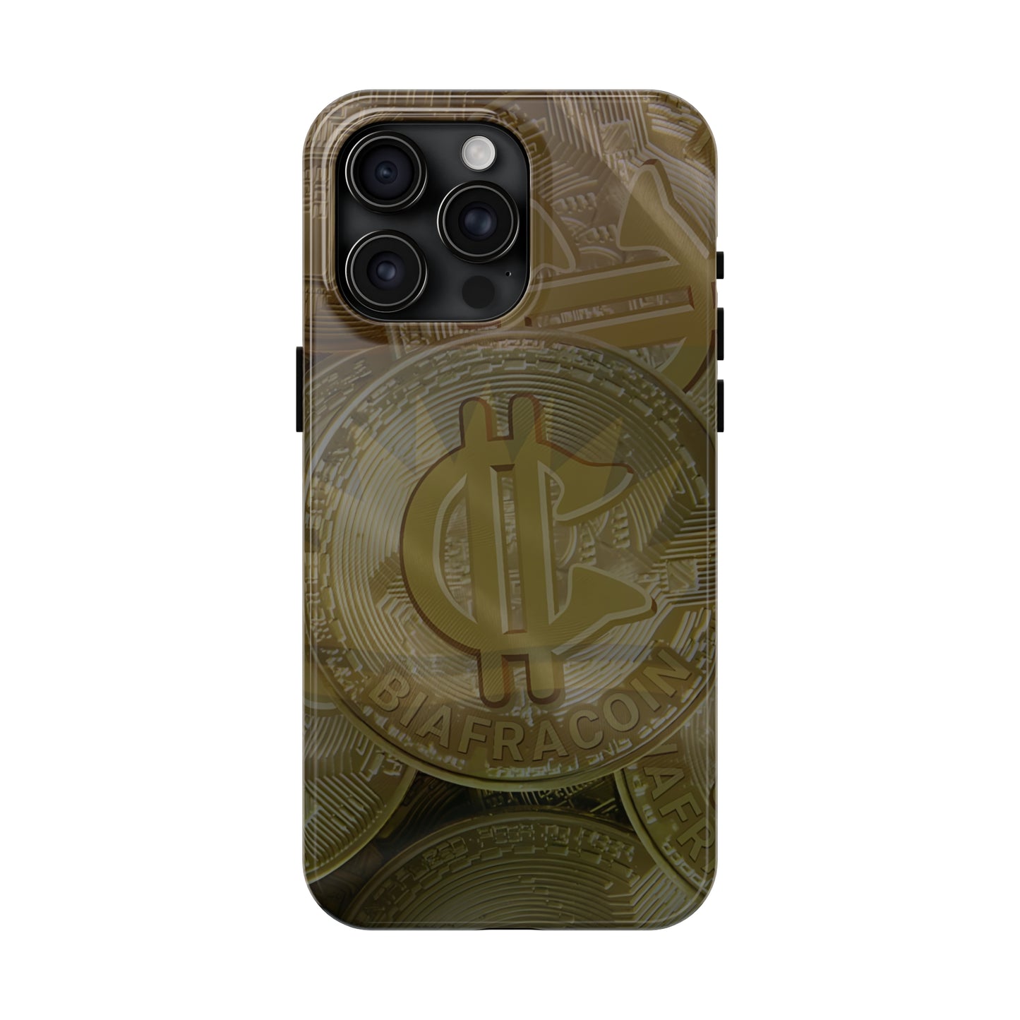 BiafraCoin Ejemma - Tough iPhone Cases (iPhone 7, 8, X, 11, 12, 13, 14, 15)